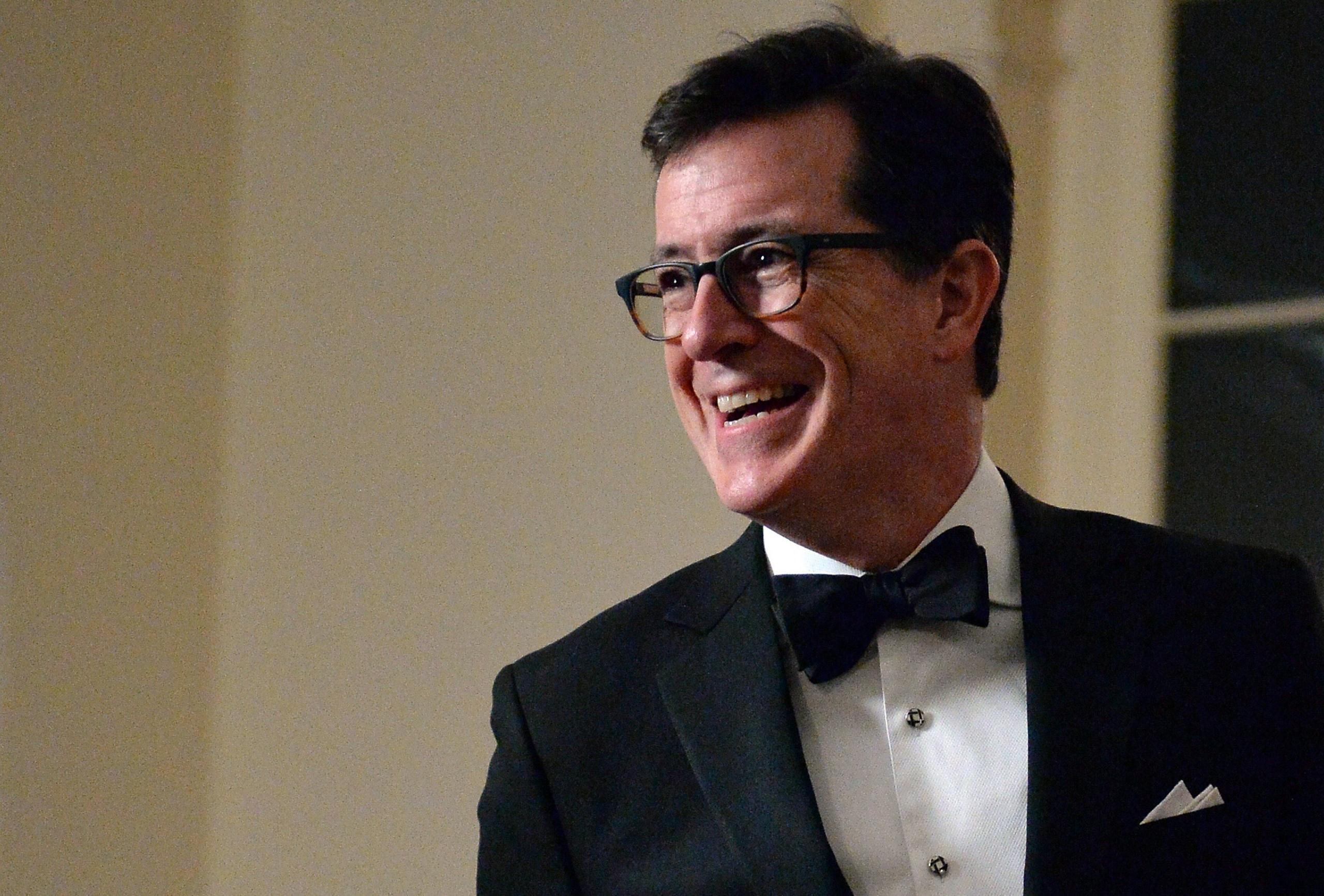 Comedian Stephen Colbert