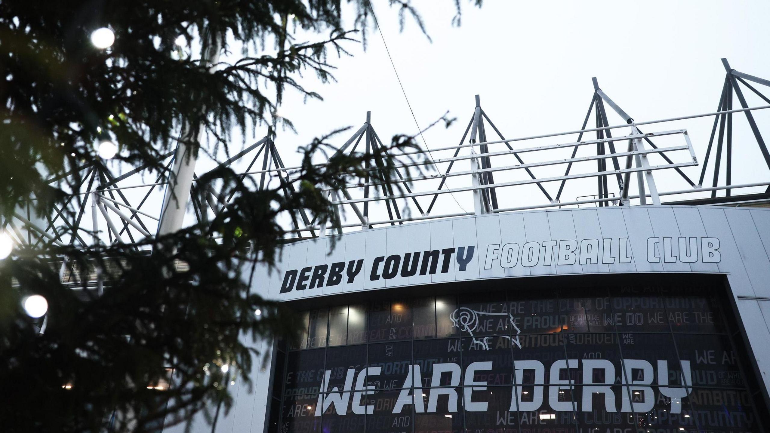 General view of the outside of Pride Park