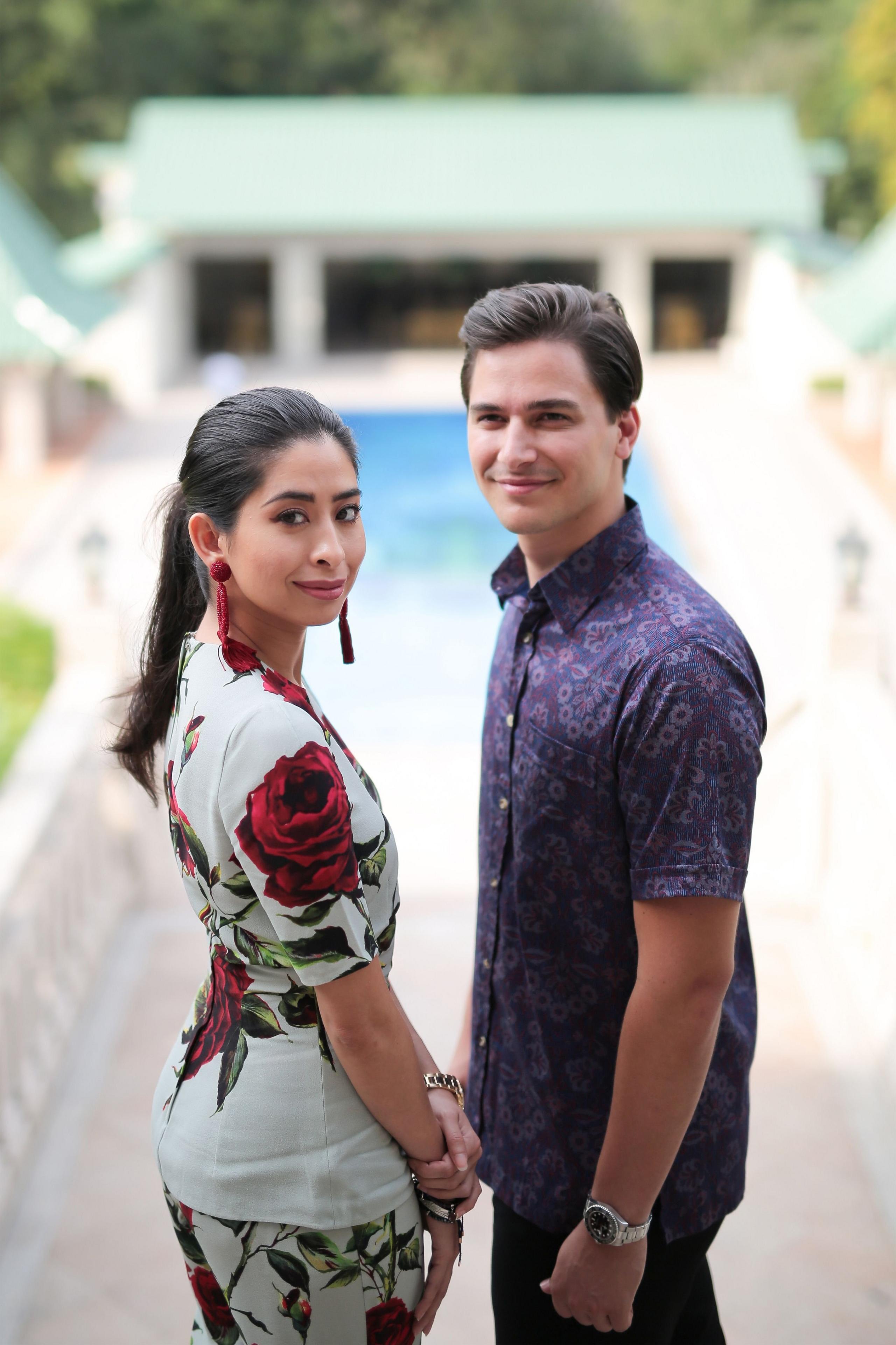 Johor princess Tunku Aminah and Dennis Muhammad Abdullah