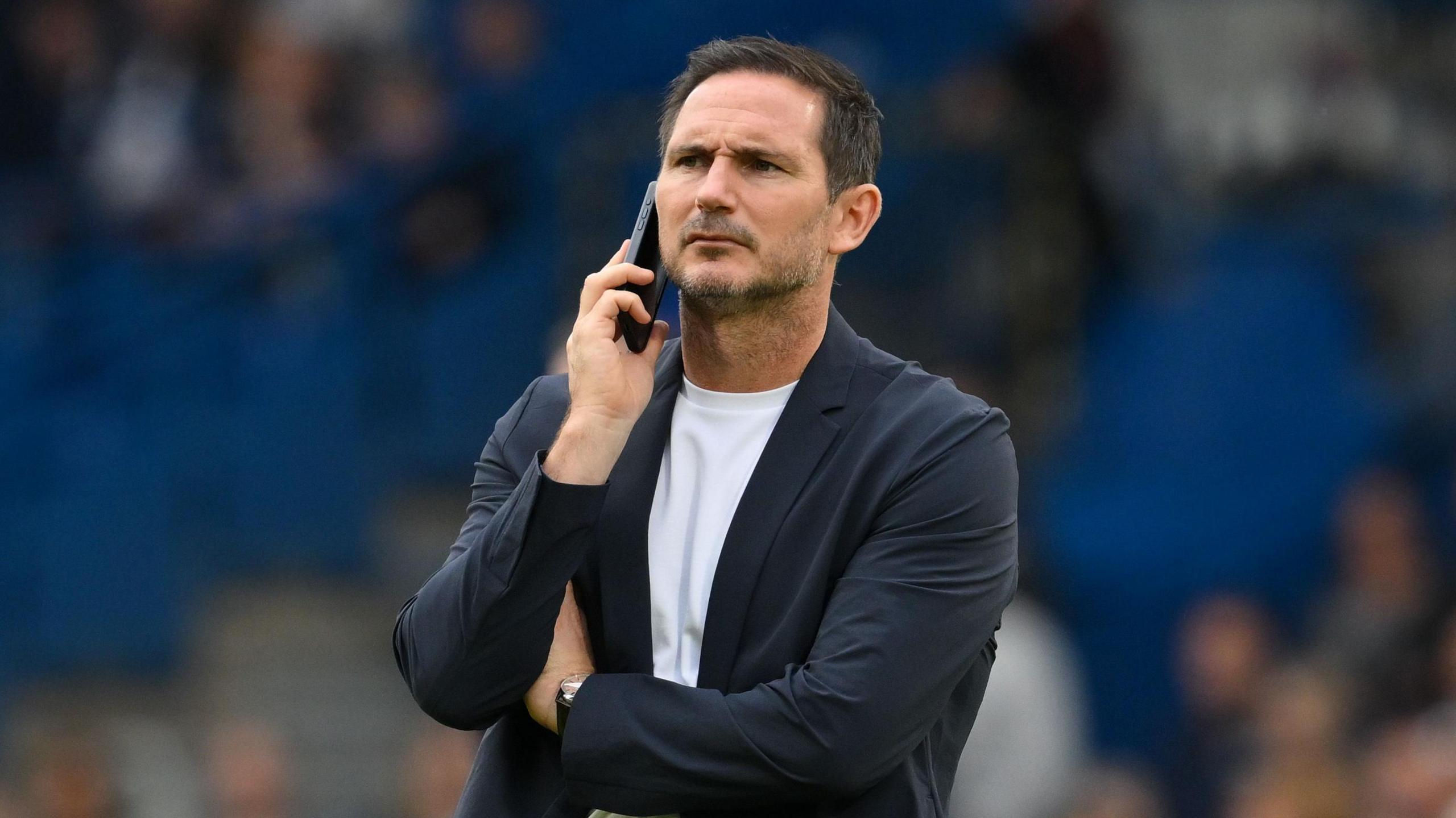 Frank Lampard on the phone