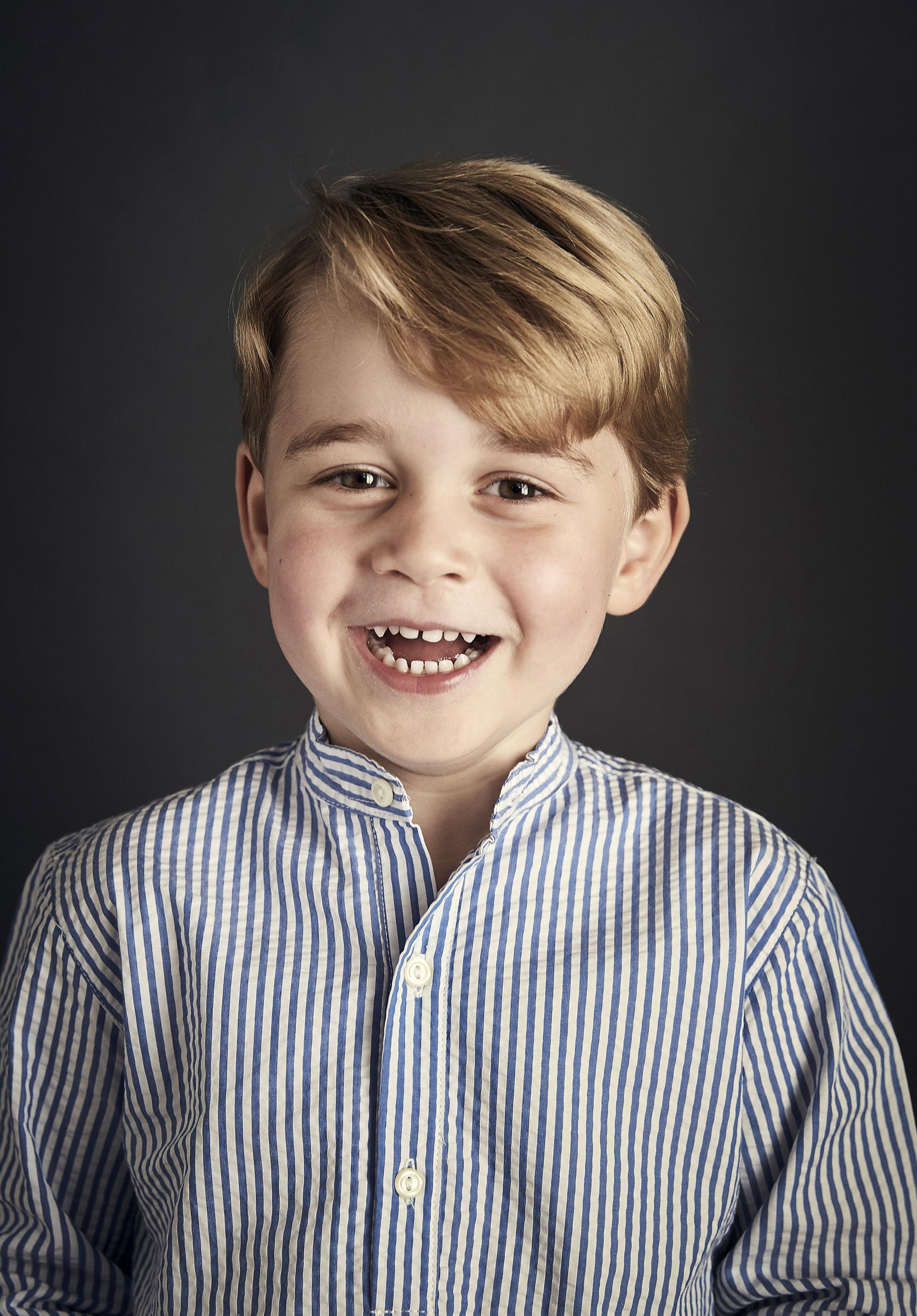 Prince George's birthday portrait