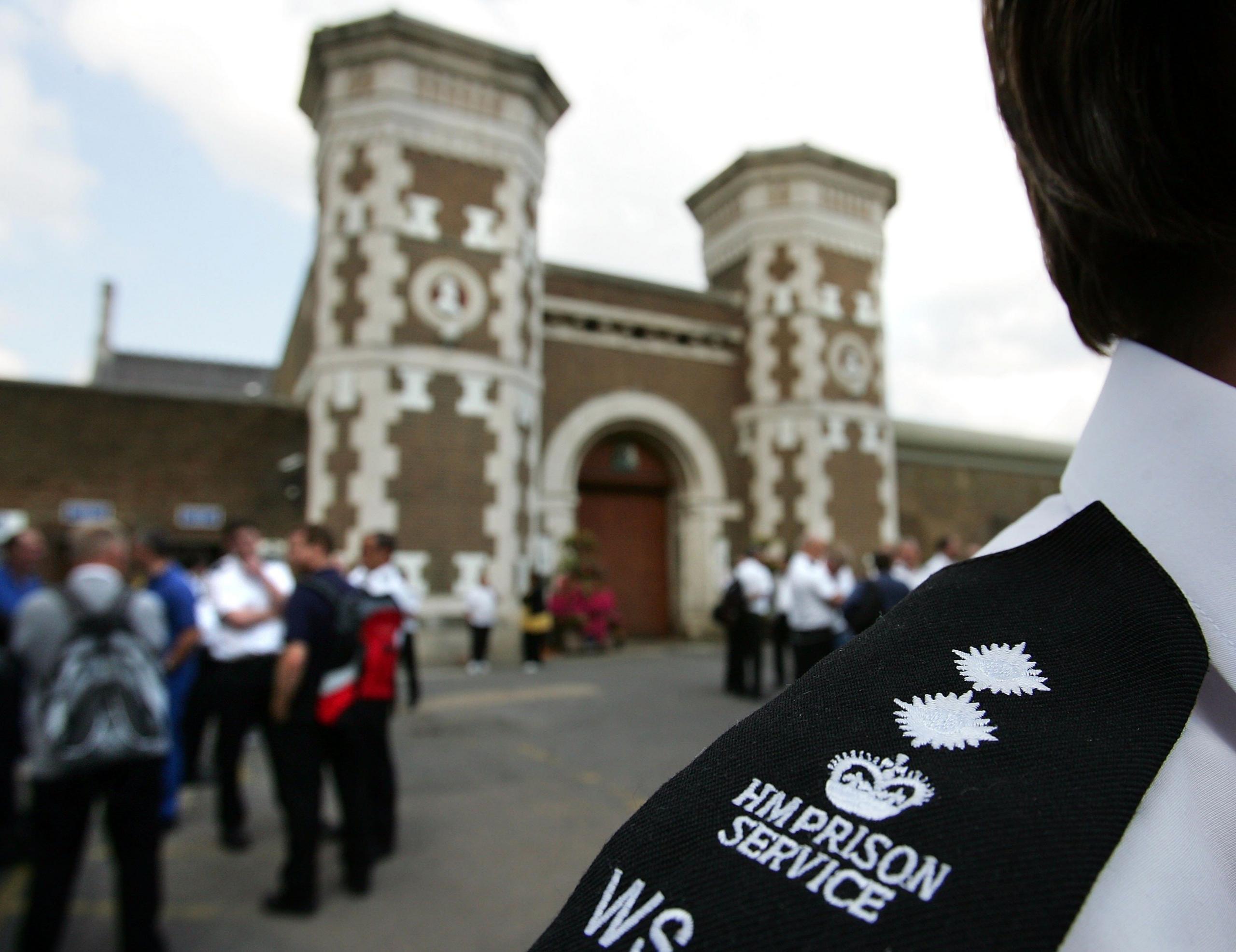 prison officer outside wormwood scrubs