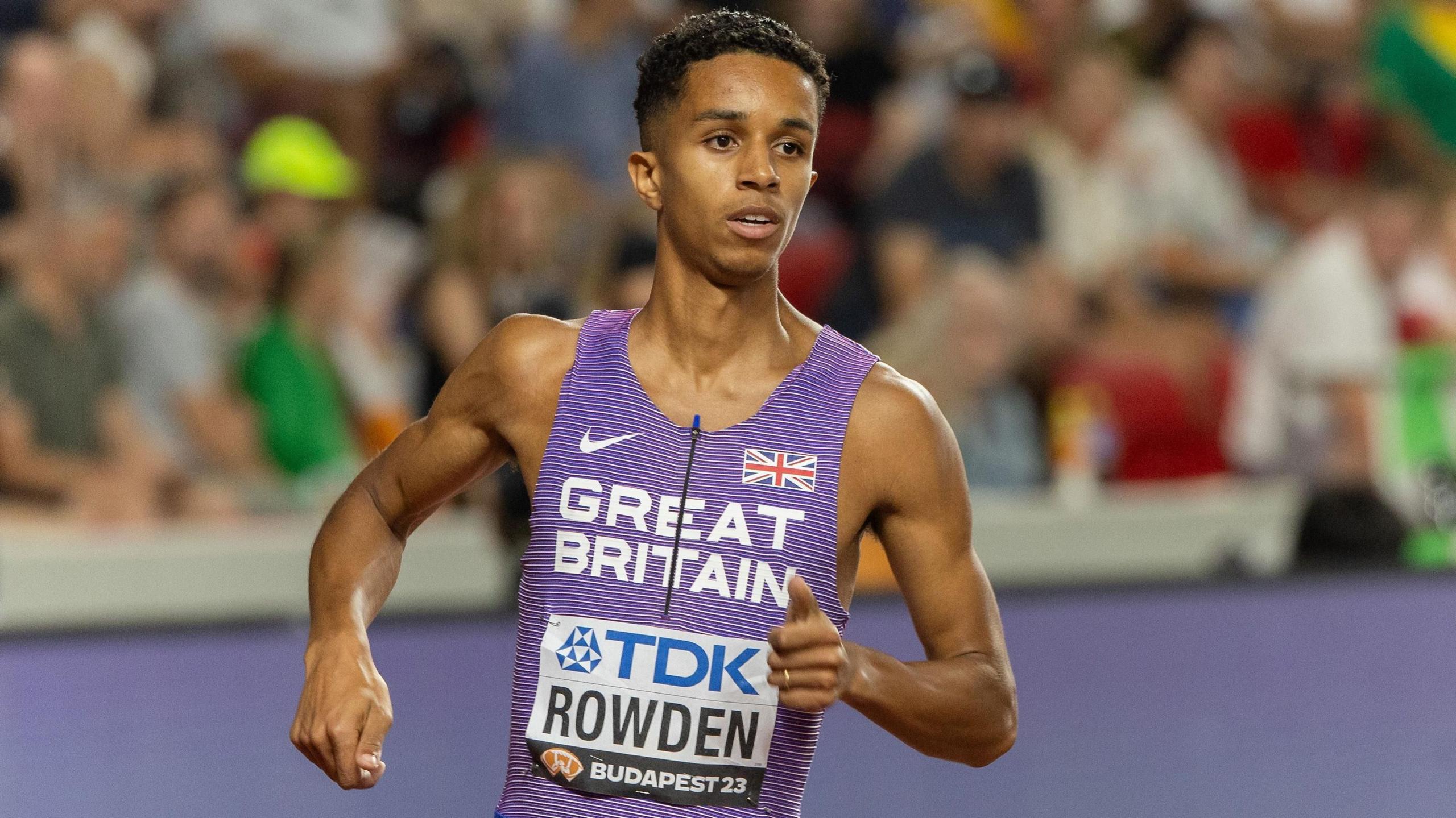 Daniel Rowden in action for Great Britain at the 2023 World Championships in Budapest
