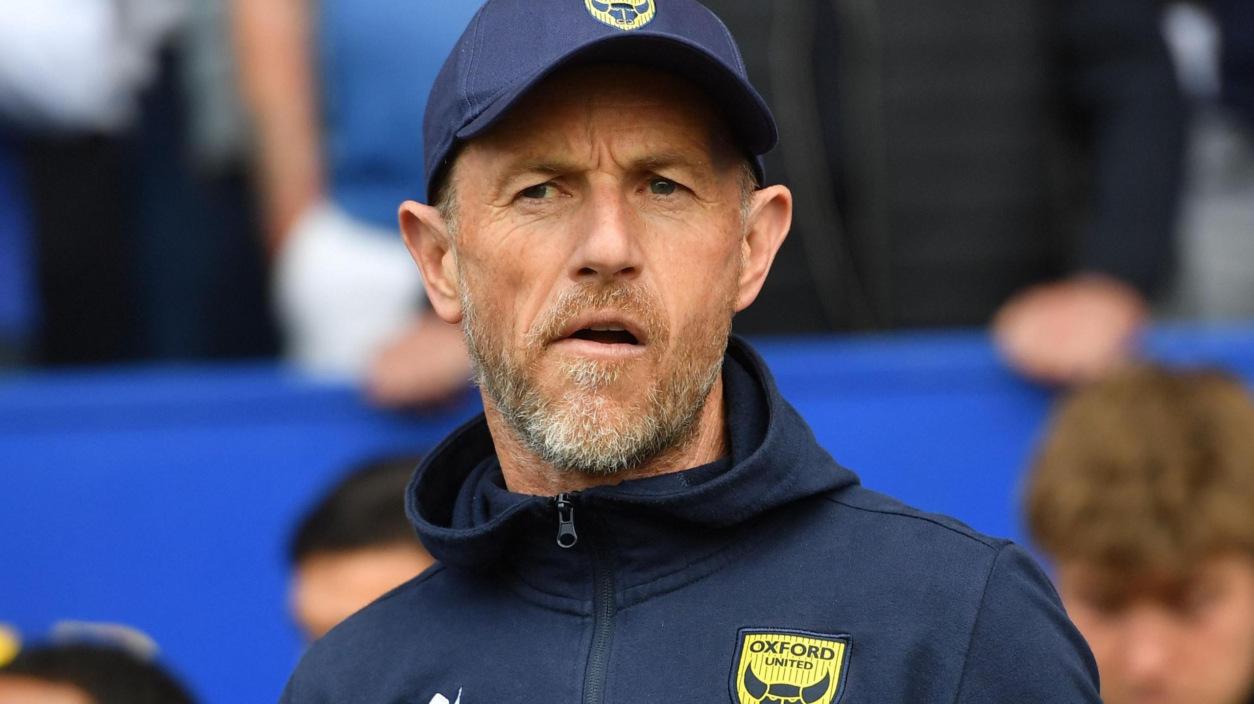 Gary Rowett on the touchline