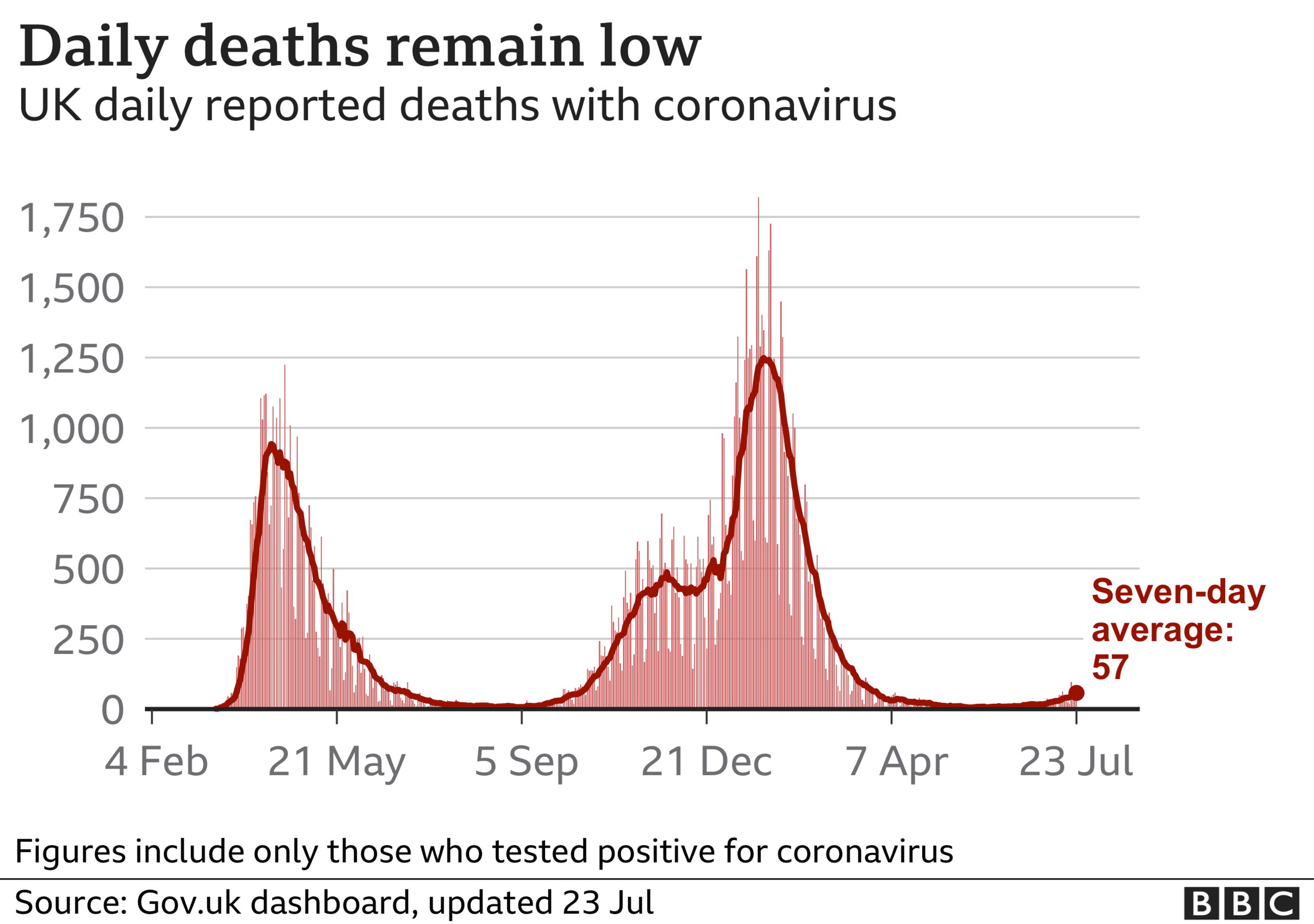 Daily deaths