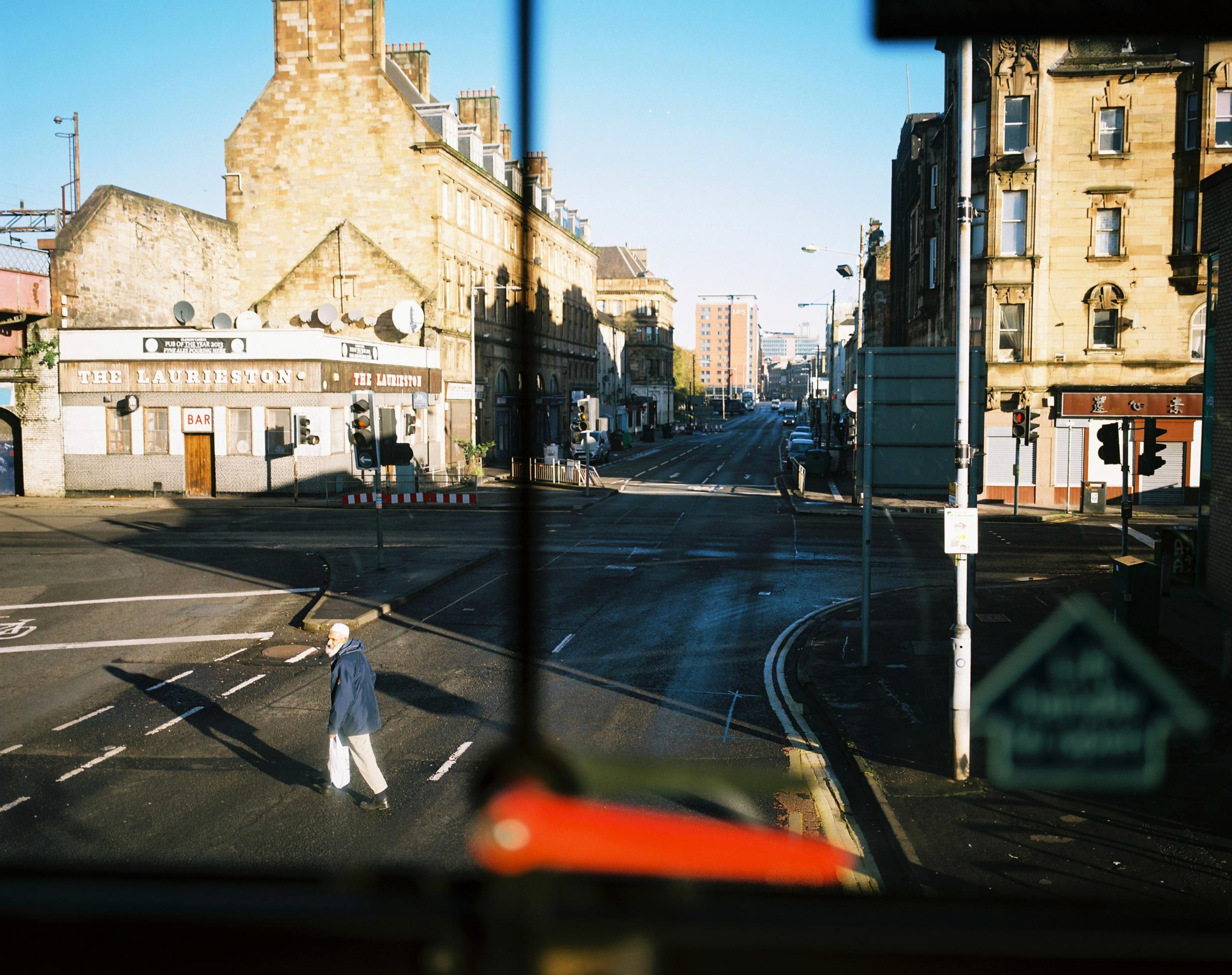 man in street