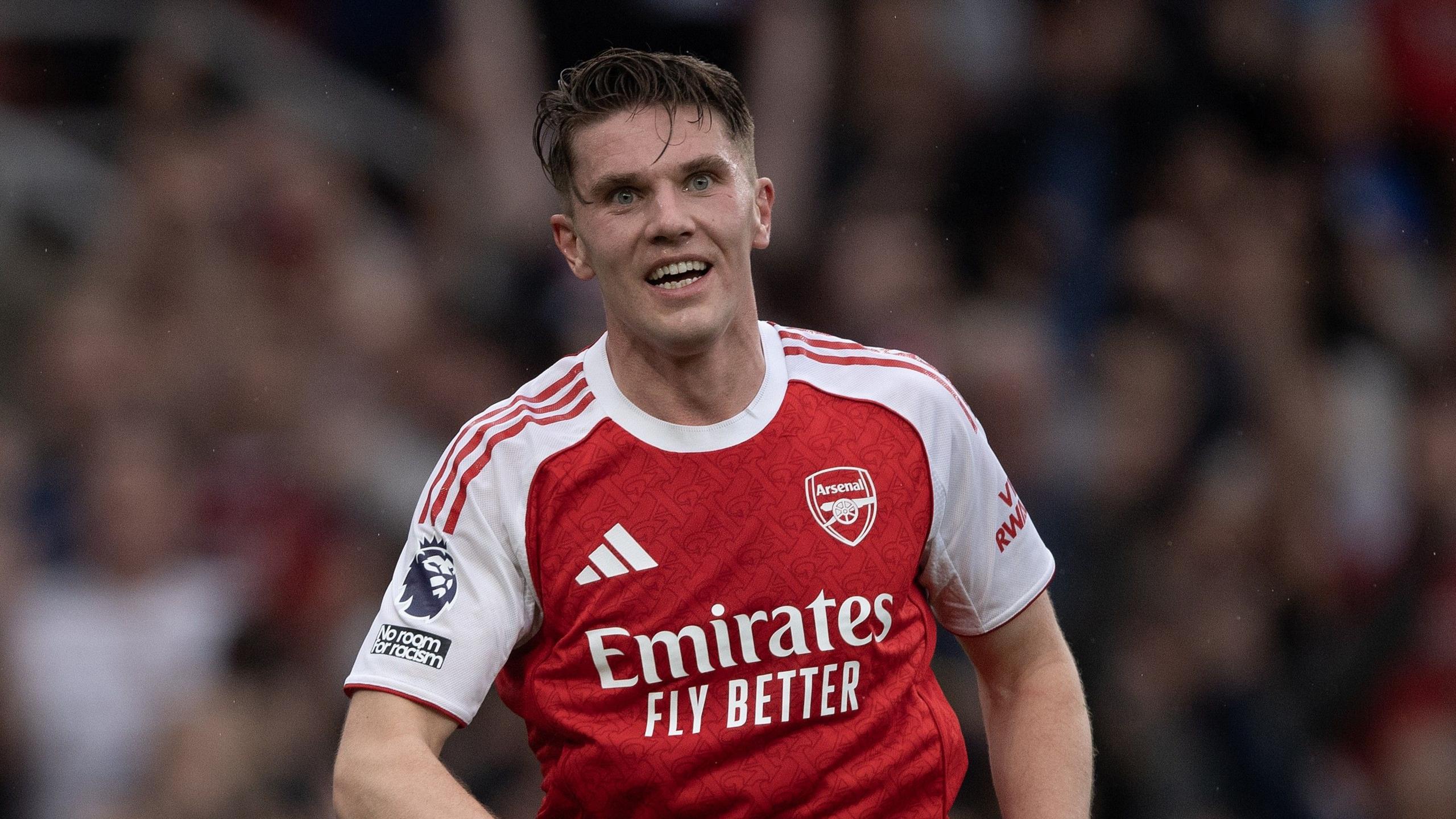 Viktor Gyokeres celebrates for Arsenal