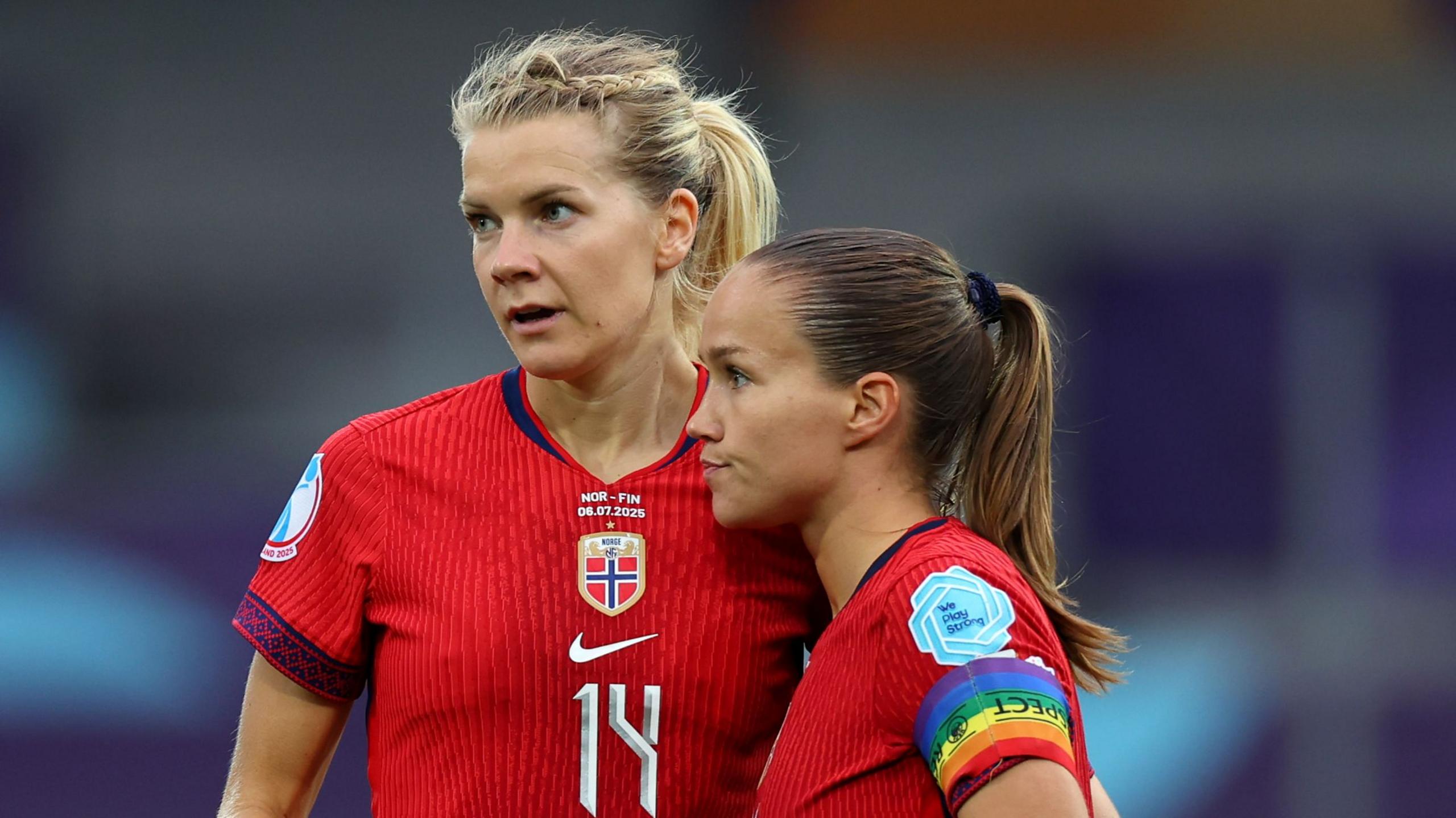 Ada Hegerberg and Guro Reiten