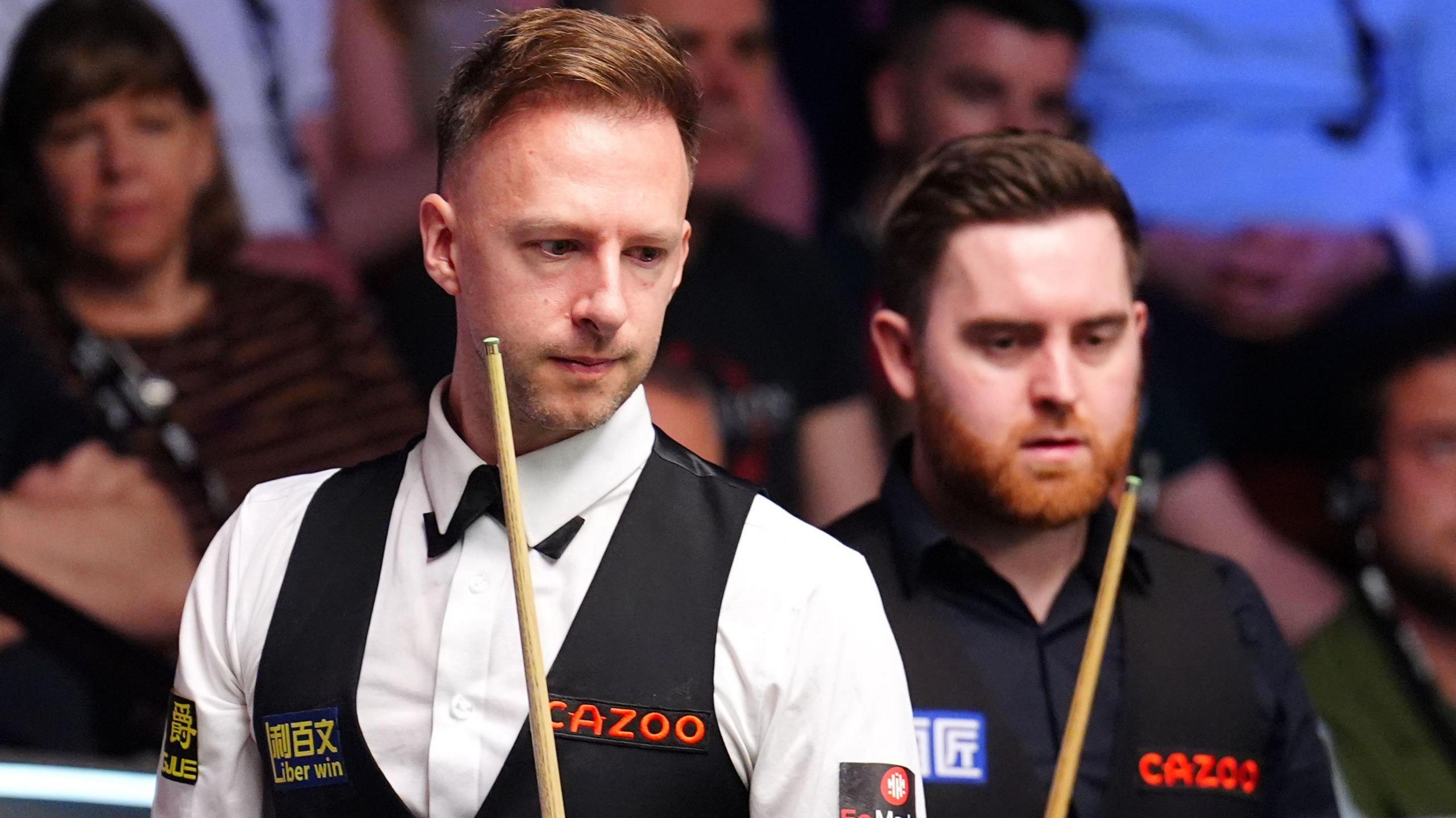 Judd Trump and Jak Jones