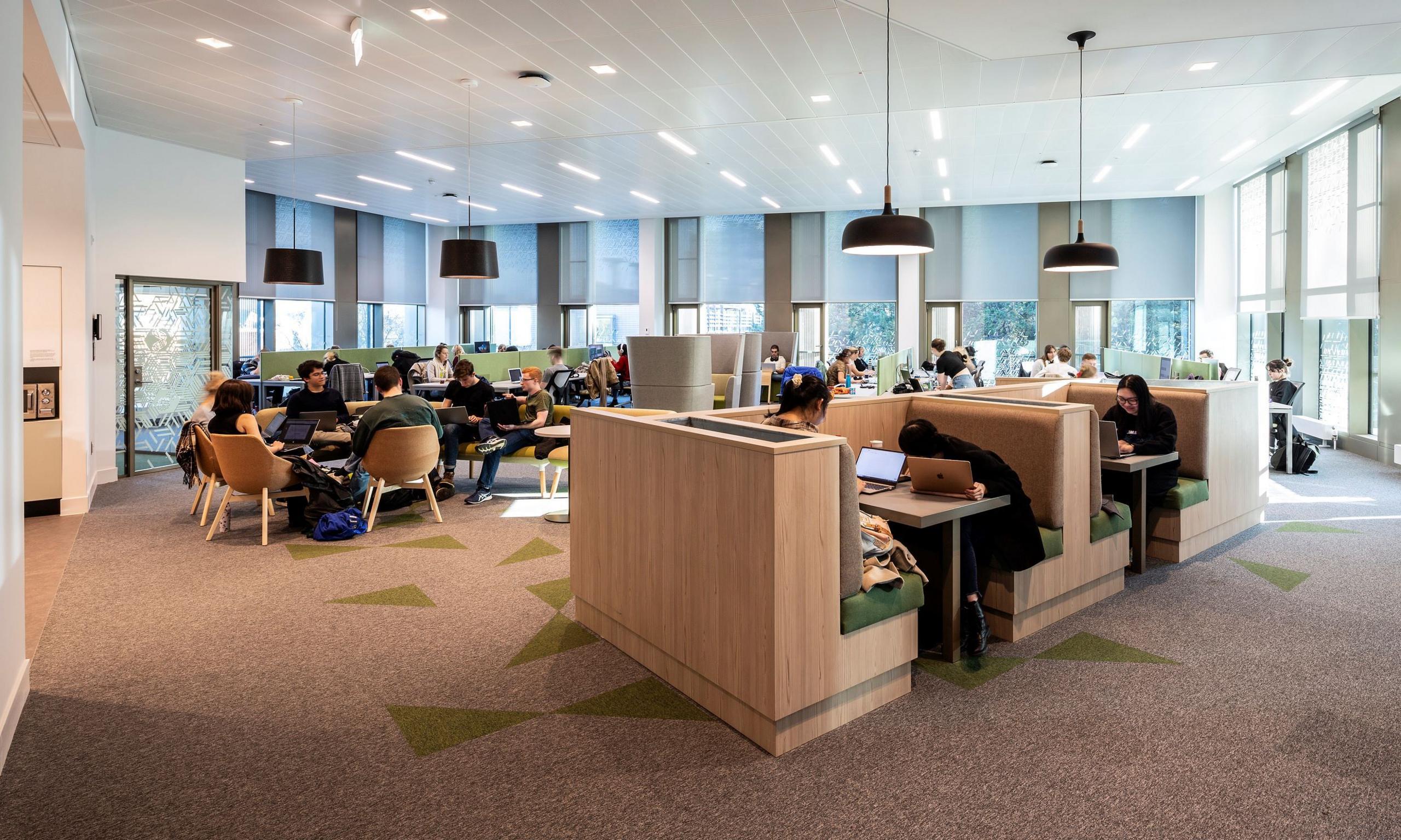 The Nucleus Building - a university breakout area