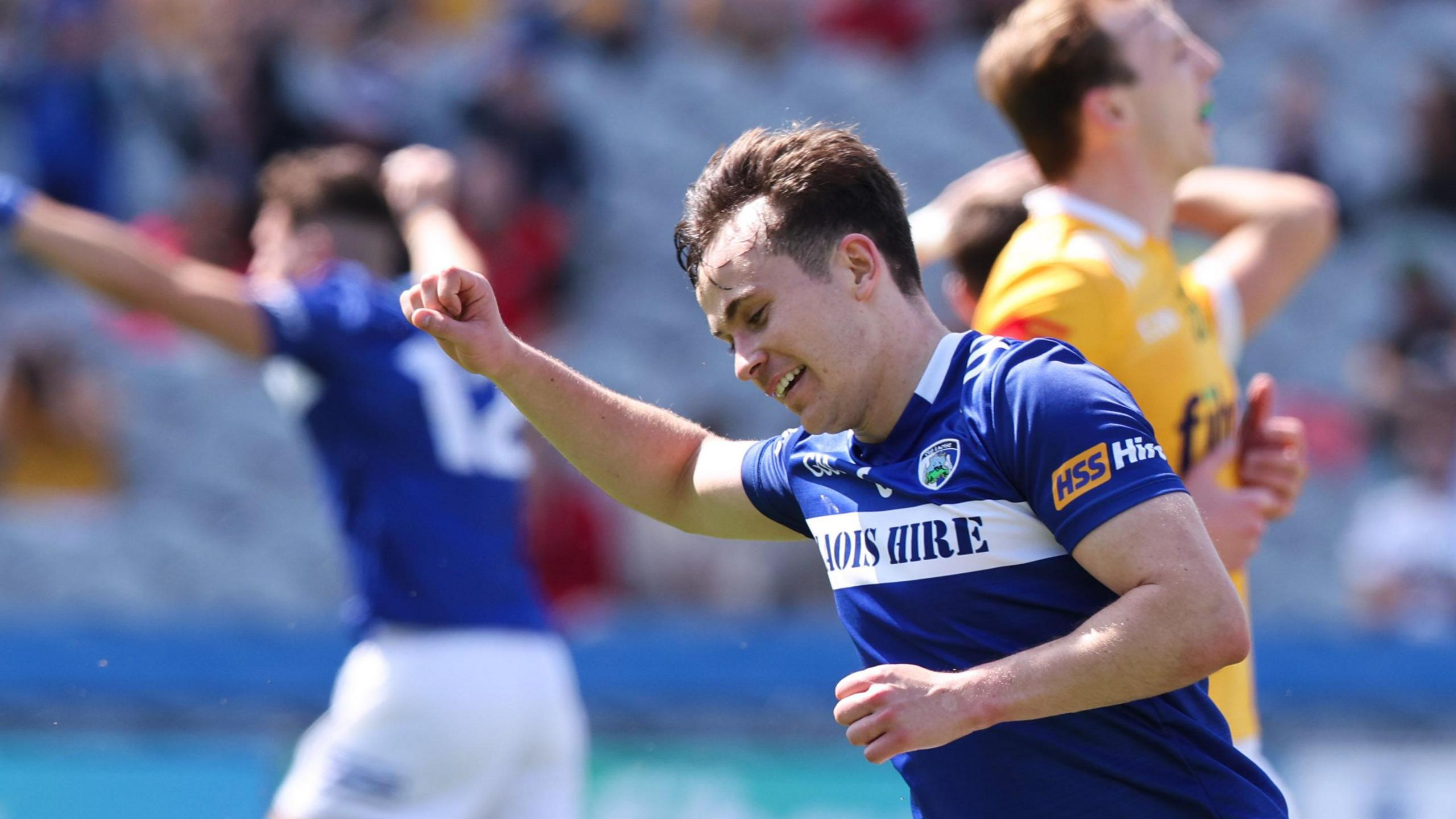 Brian Byrne scored two goals for Laois against Antrim