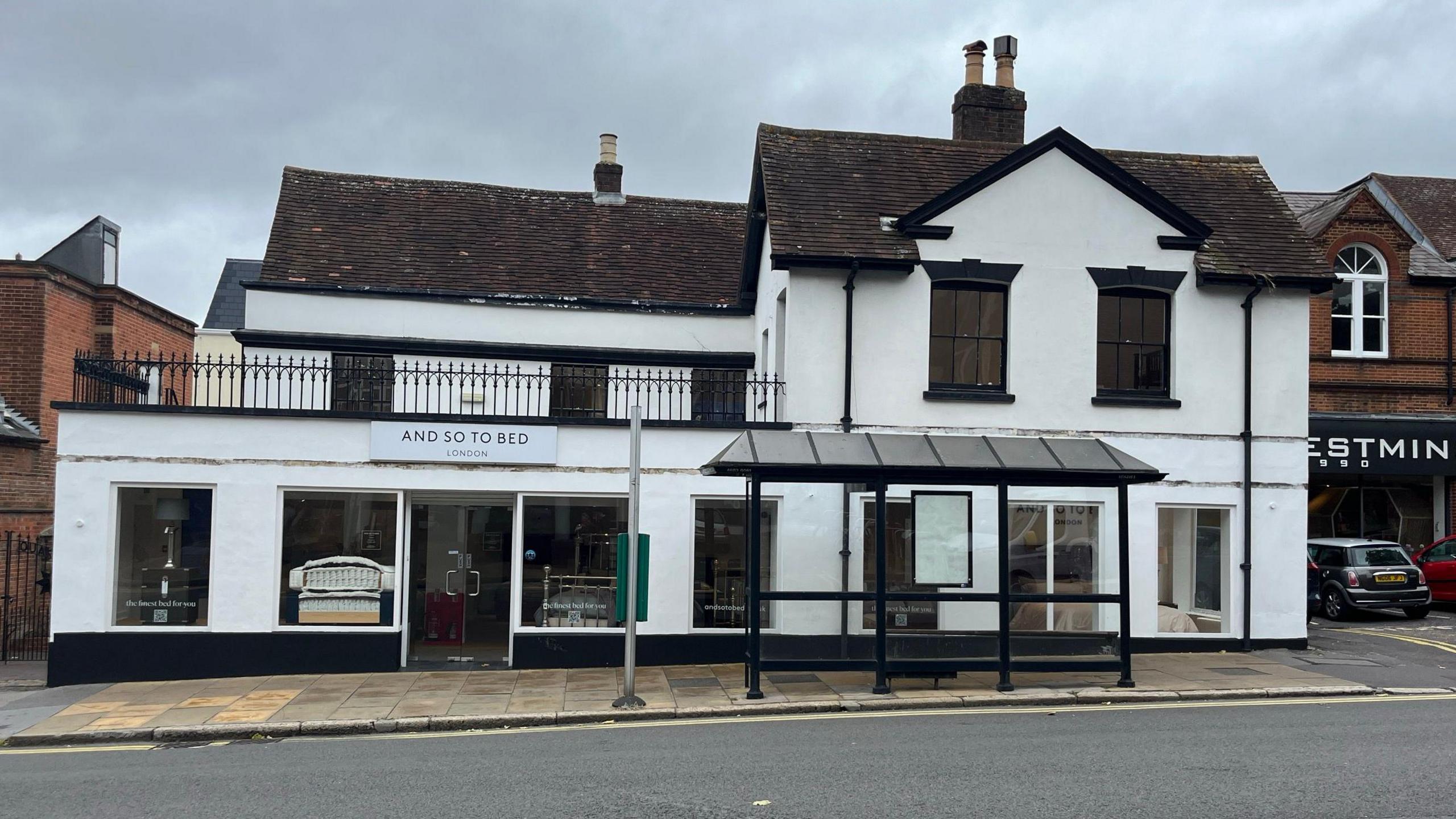 The Horse and Groom has been rebuilt and is now a furniture shop