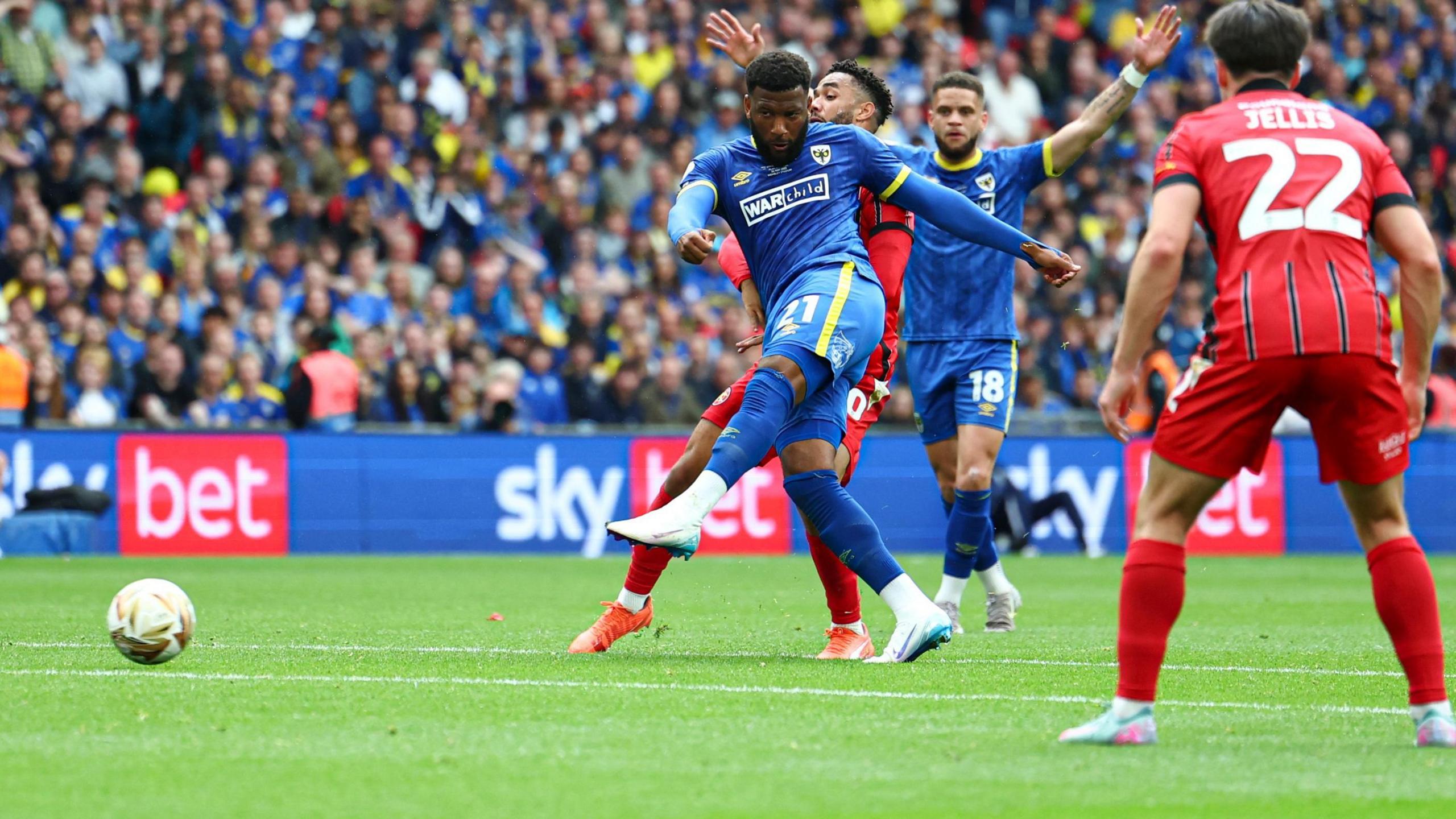 Myles Hippolyte scores