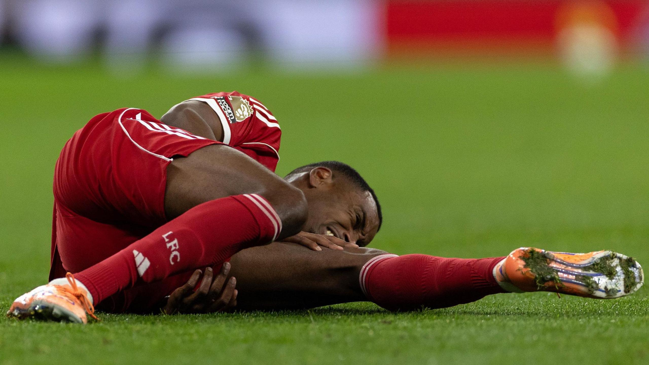 Liverpool striker Alexander Isak was injured following a challenge by Micky van de Ven while scoring against Tottenham 