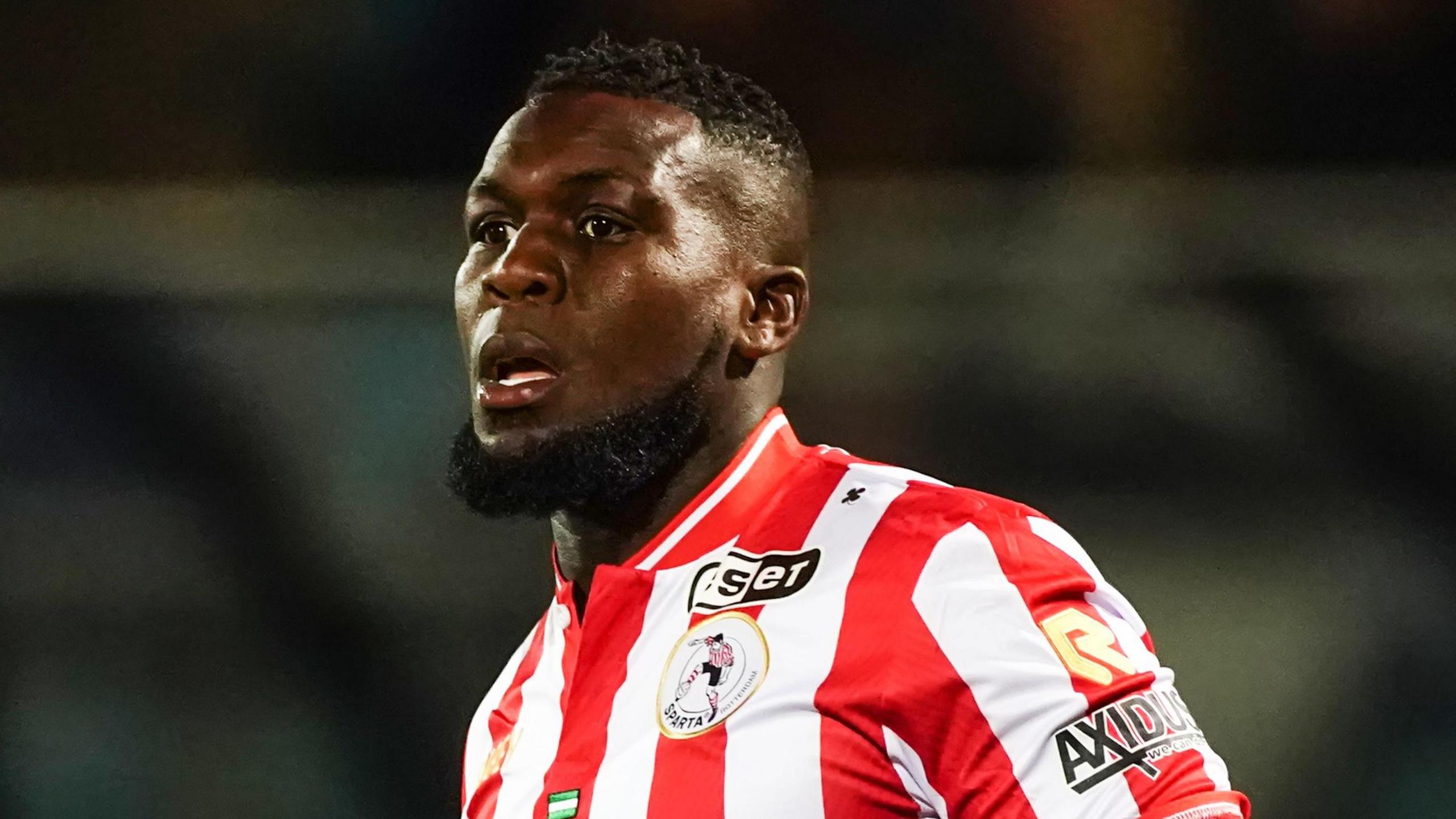 Royston Drenthe playing for Sparta Rotterdam