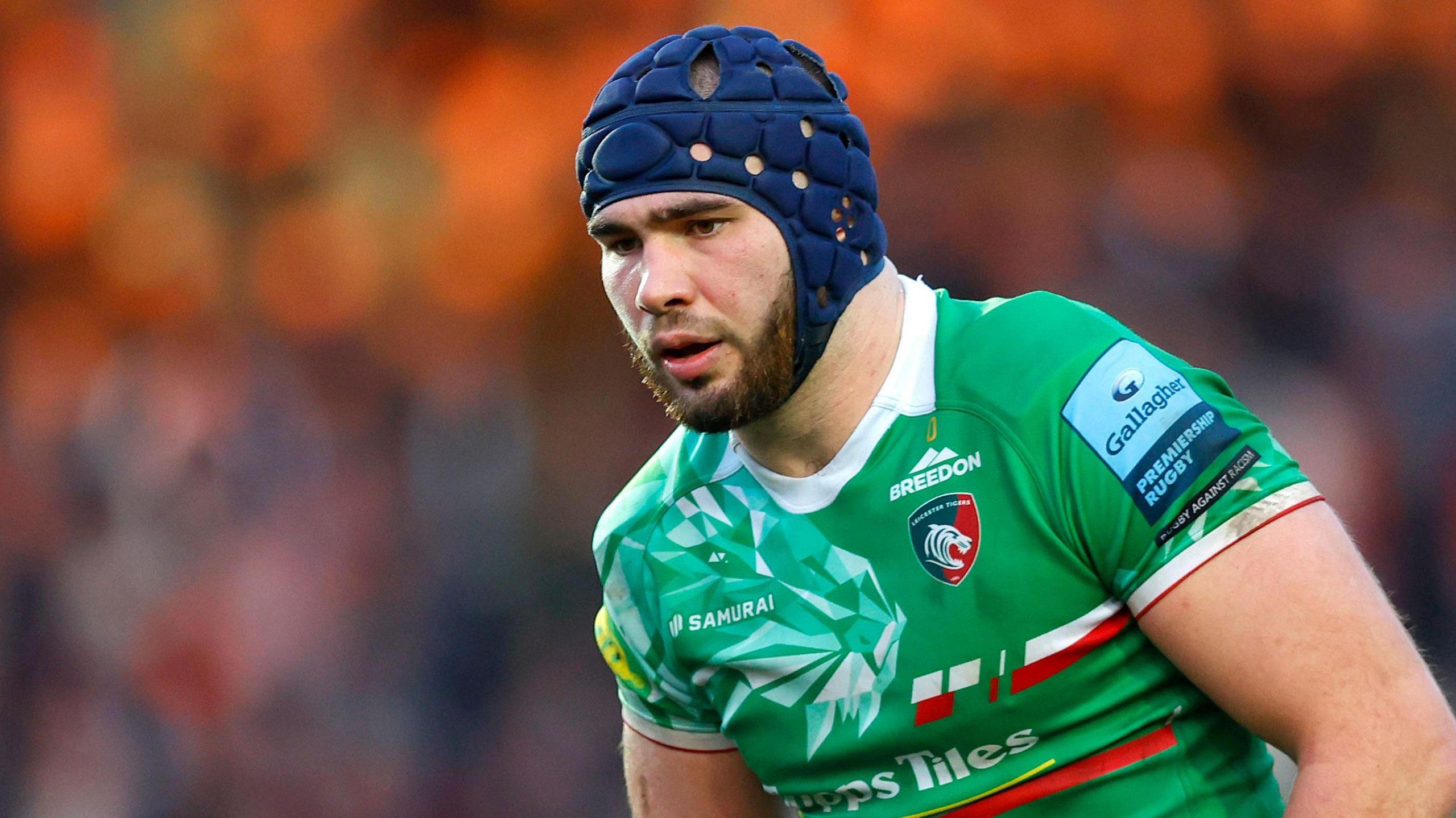 George Martin playing for Leicester Tigers