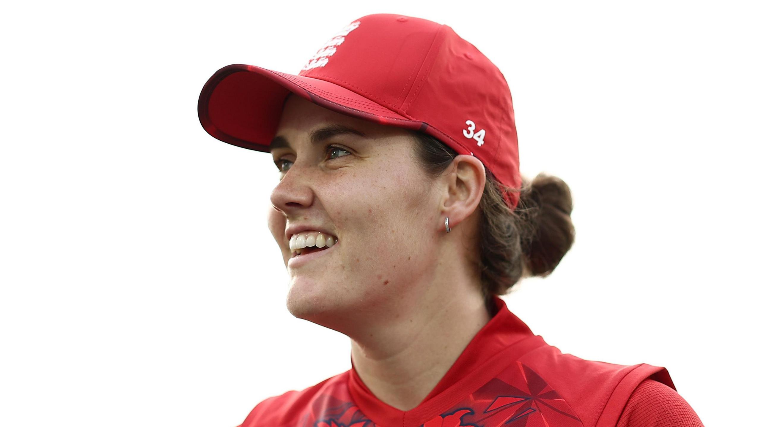 Nat Sciver-Brunt smiles