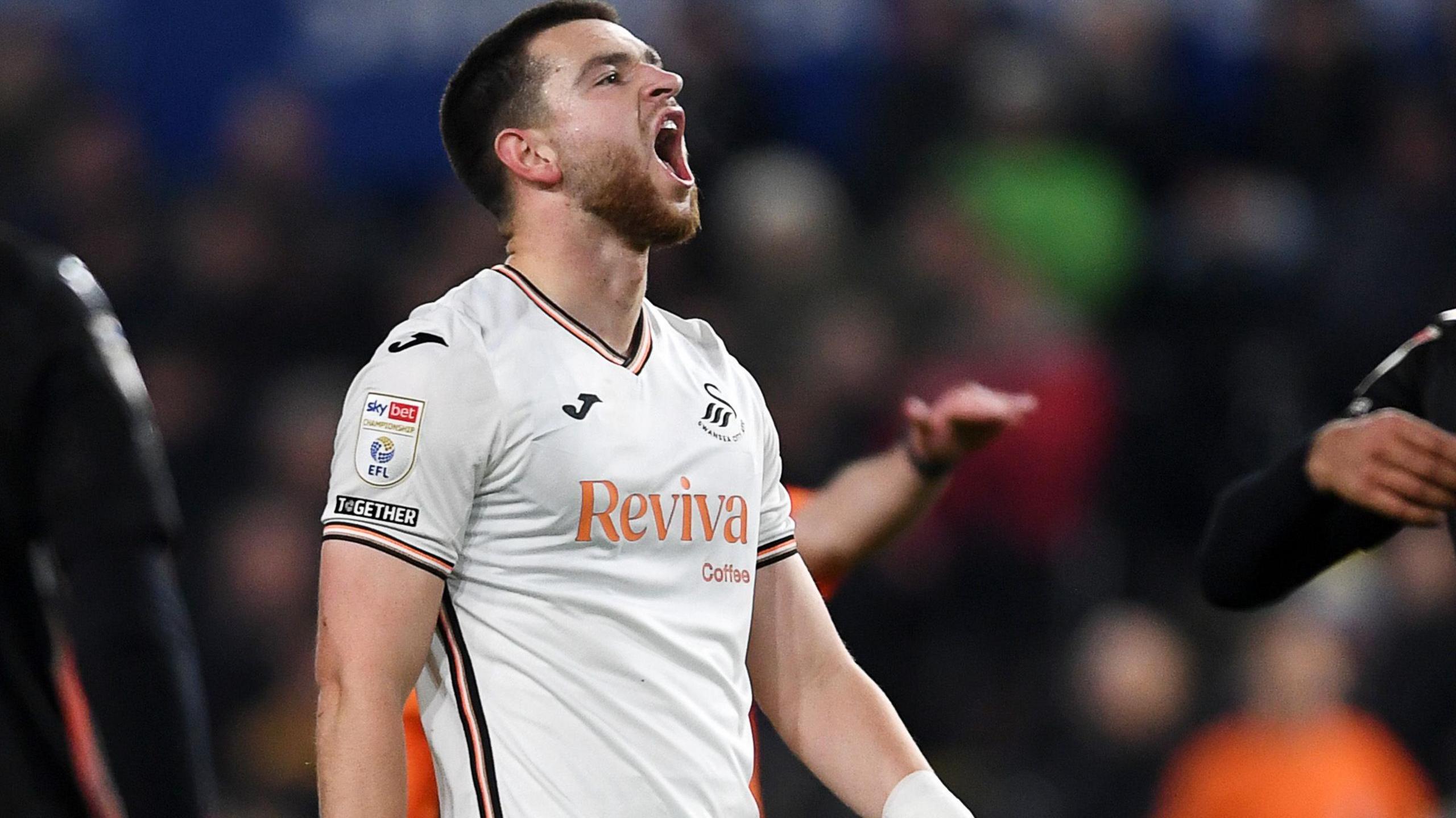 Zan Vipotnik shows his frustration after missing a chance against Sheffield Wednesday