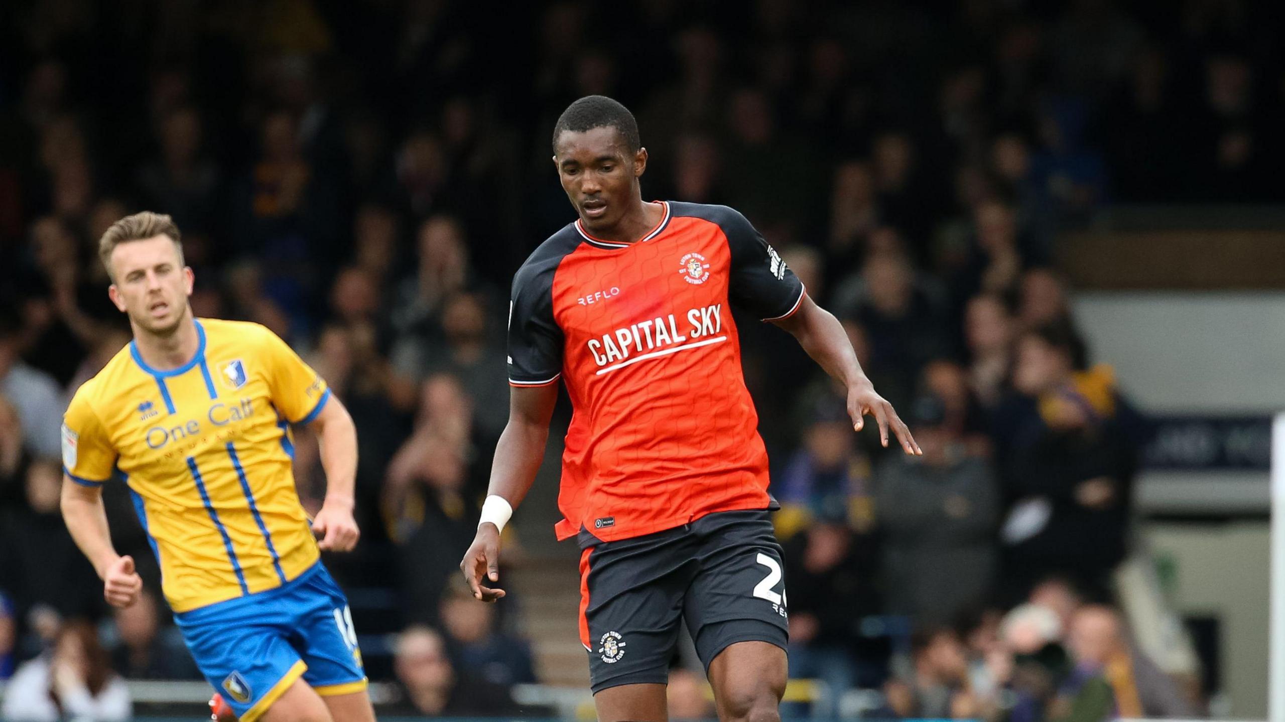 Christ Makosso controlling the ball