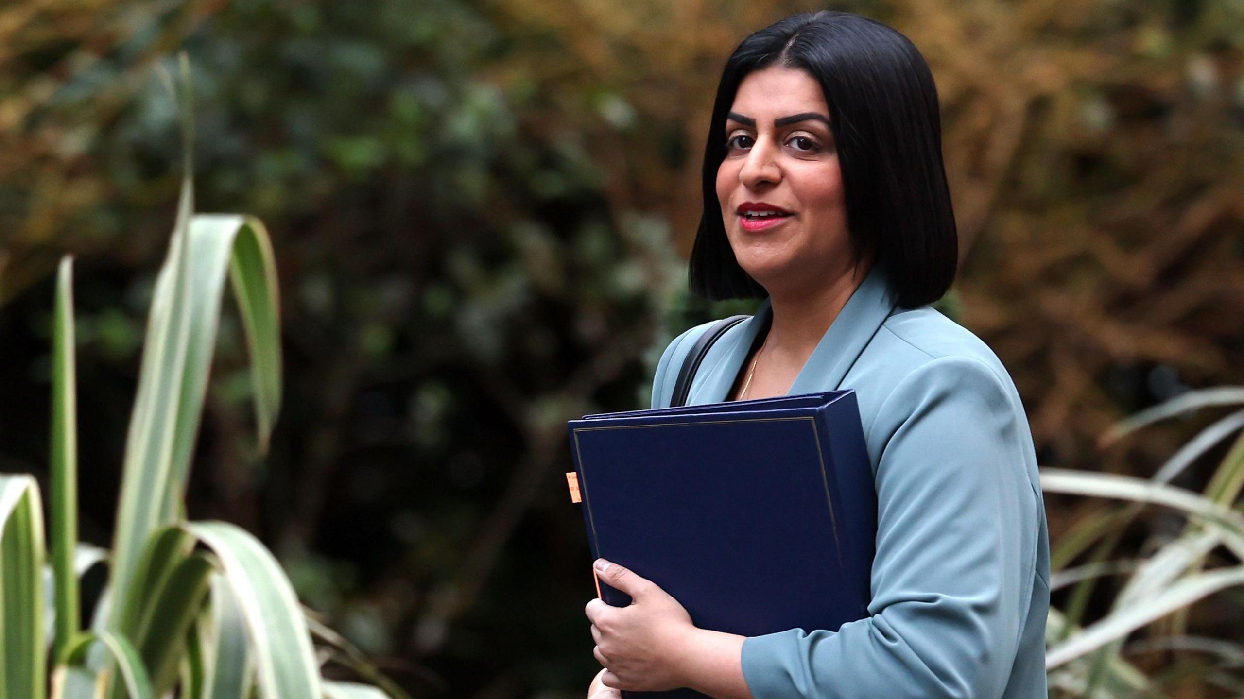 Secretary of State for Justice Shabana Mahmood arrives for a cabinet meeting at 10 Downing Street in London,