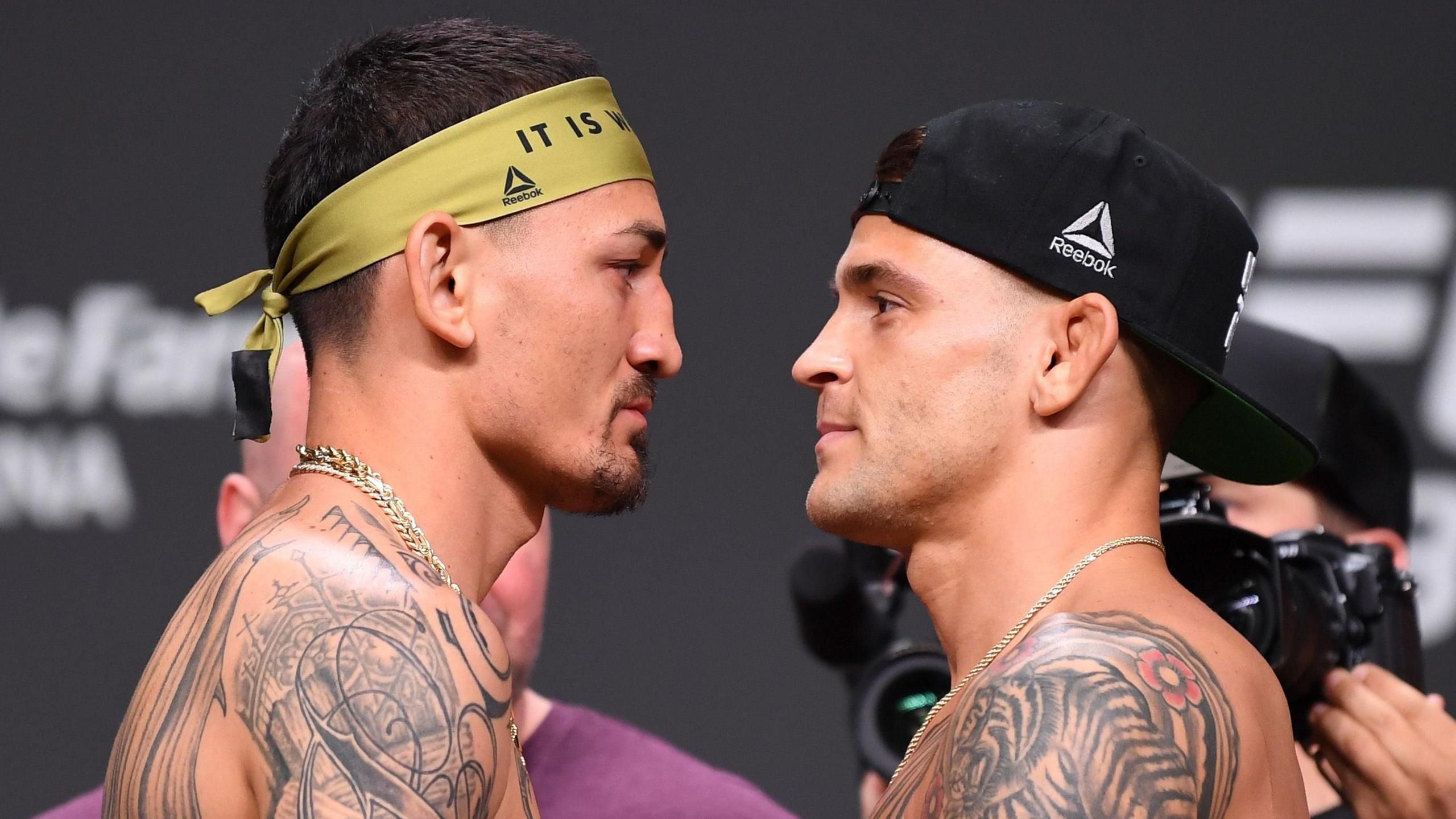 Max Holloway faces off with Dustin Poirier