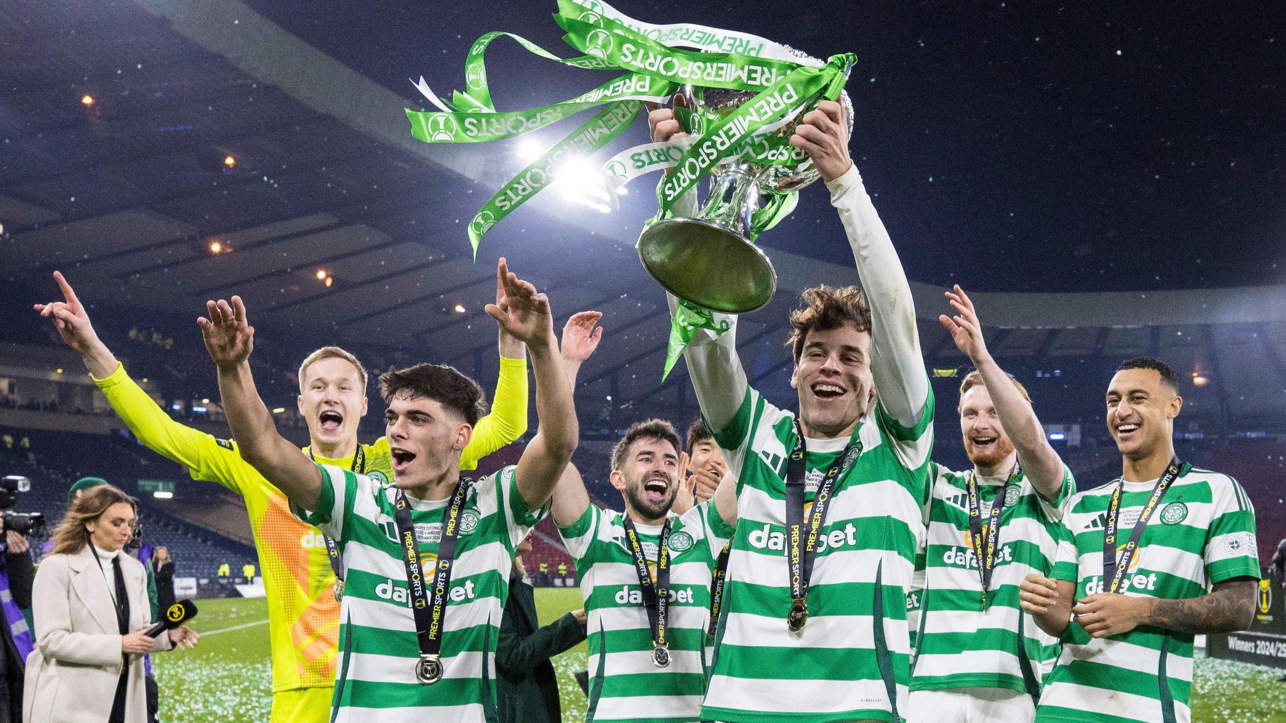 Celtic lift the Scottish League Cup in December