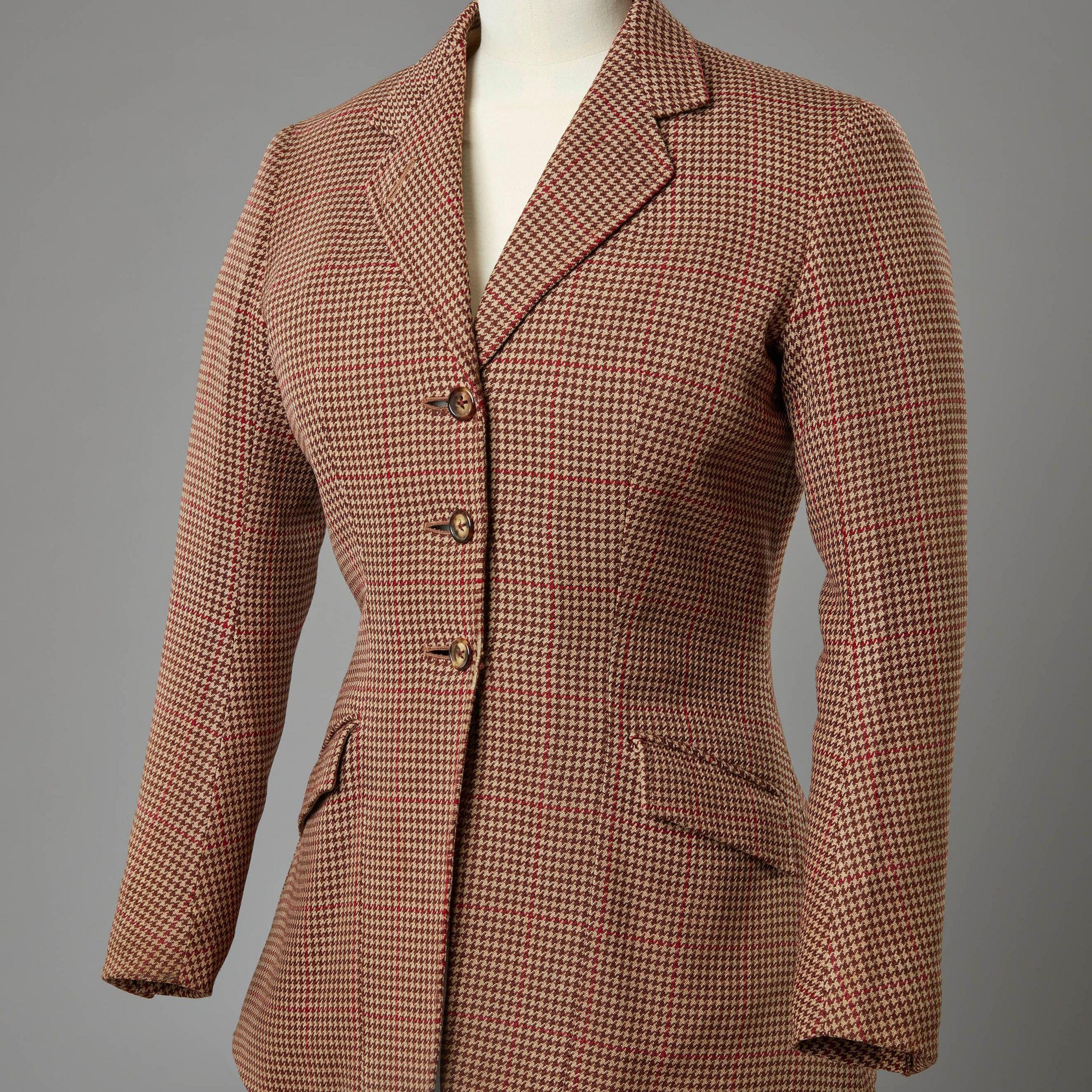 A hacking jacket worn by the late Queen Elizabeth II