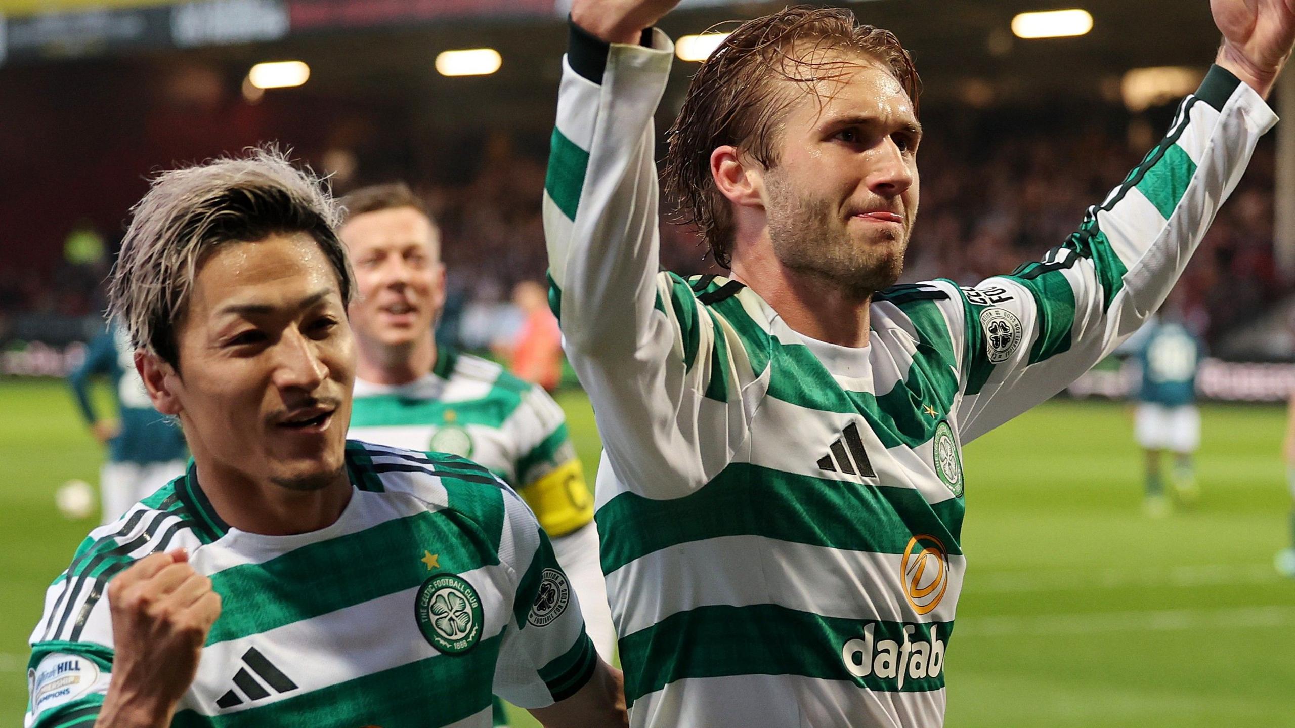 Benjamin Nygren's stunning finish puts Celtic ahead for the first time