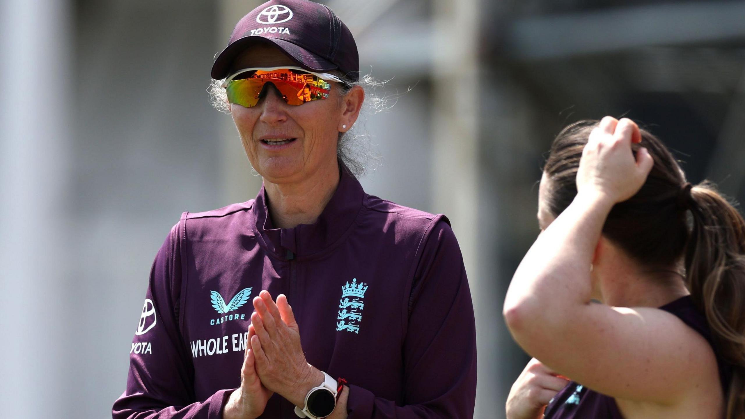 England head coach Charlotte Edwards