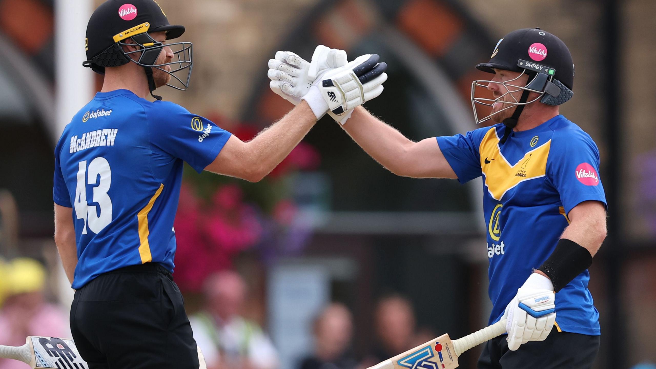 Sussex celebrate victory