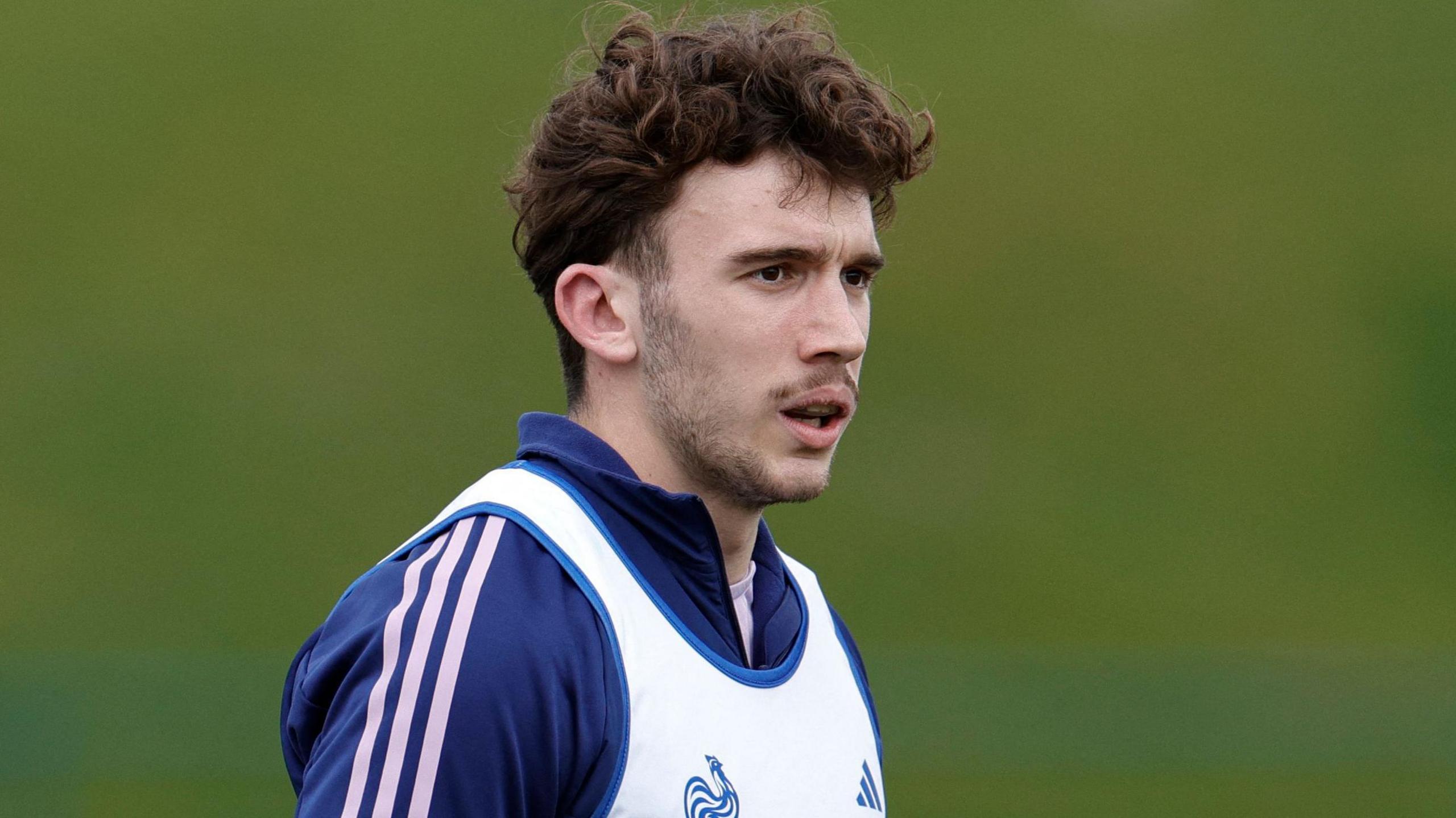 Fabien Brau-Boirie training with France