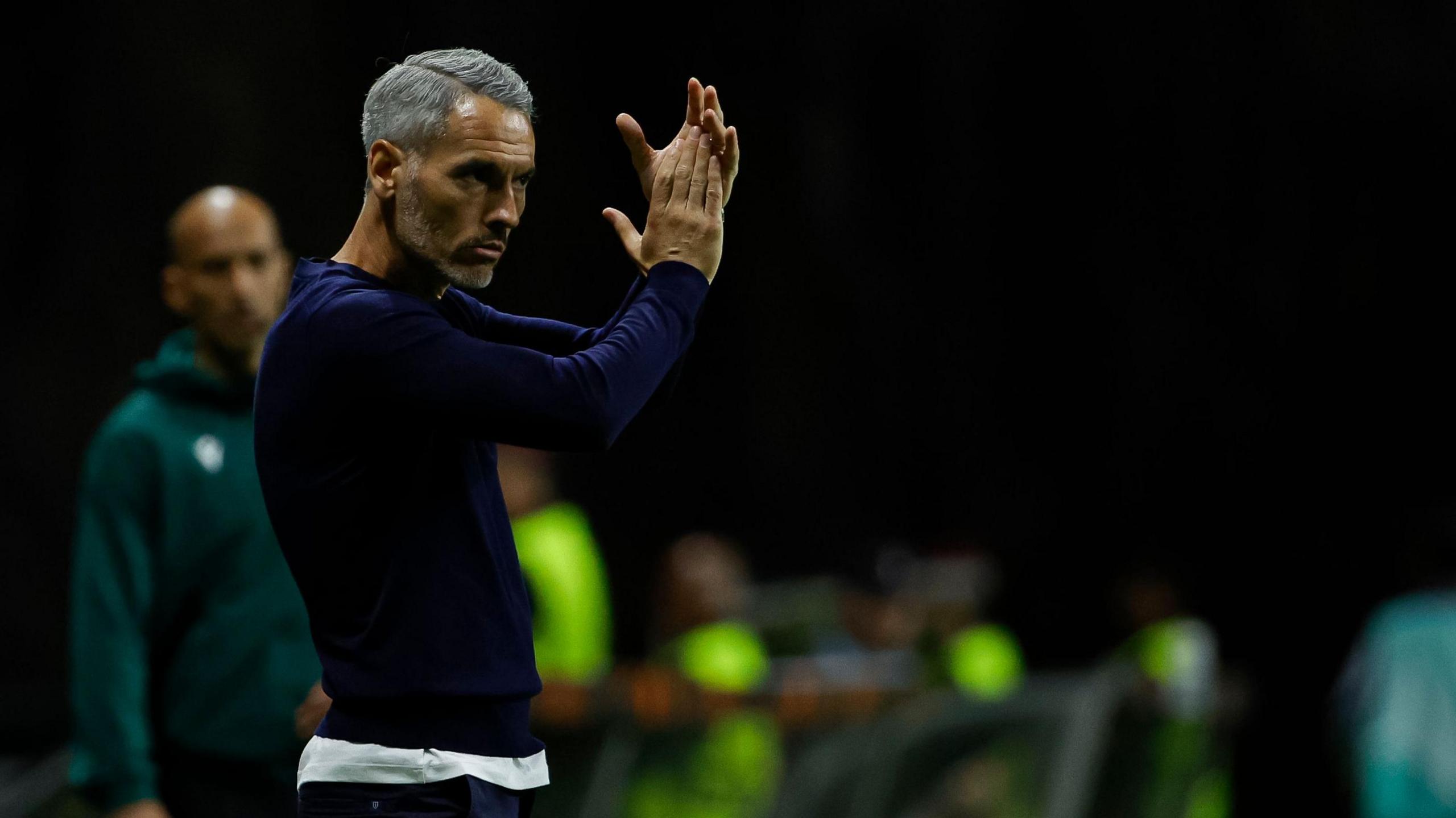 Braga head coach Carlos Vicens