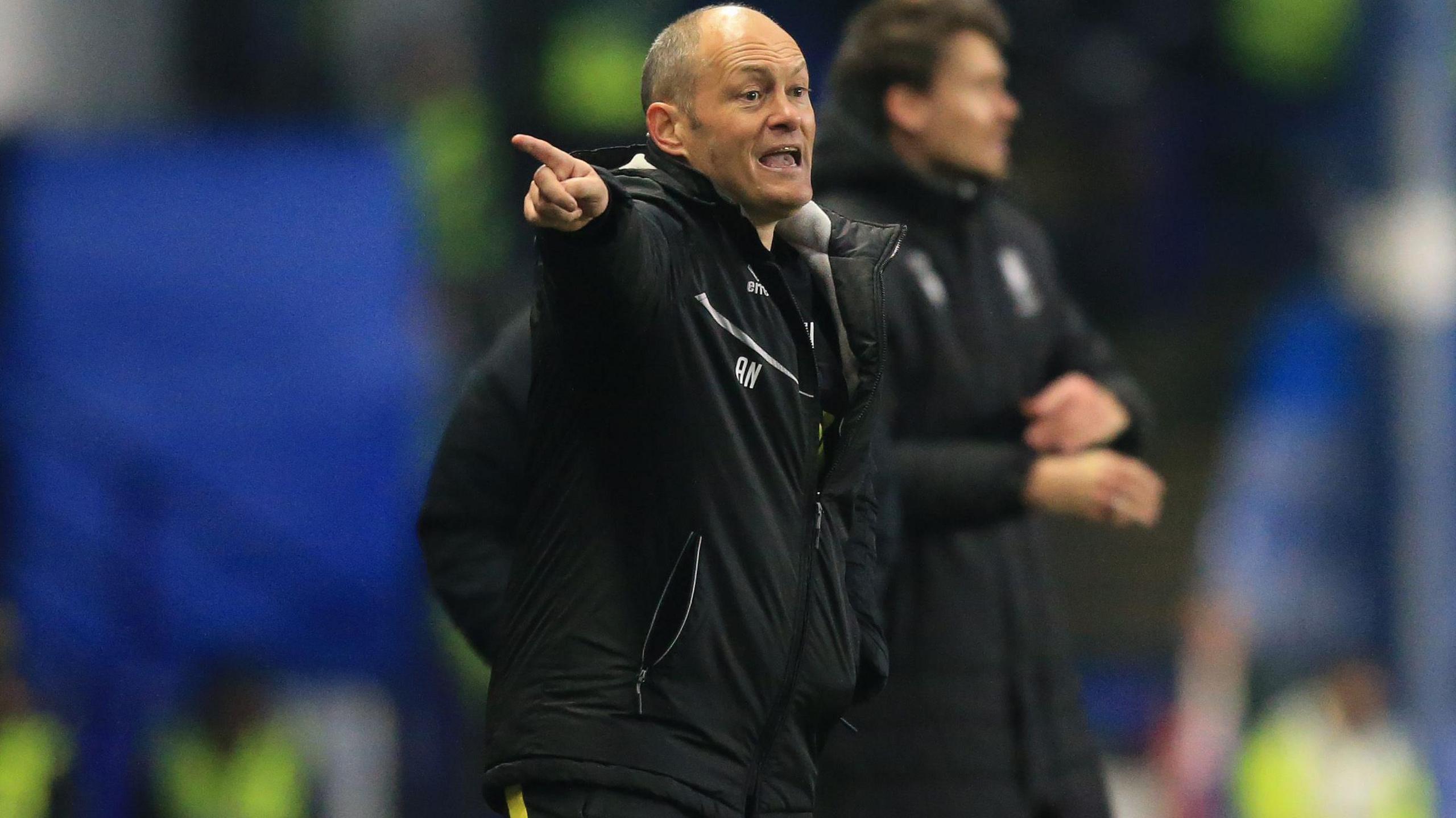 Alex Neil issues directions to his players