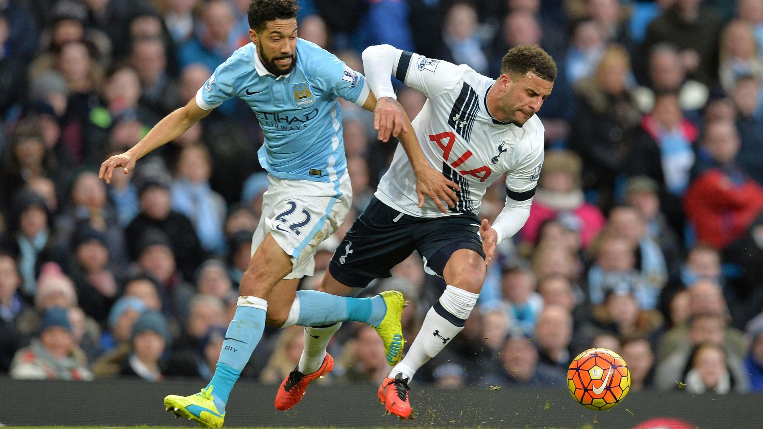 Gael Clichy and Kyle Walker