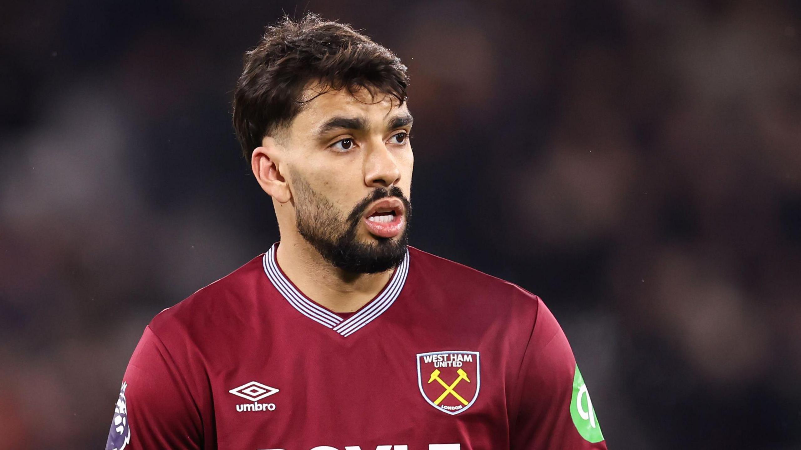 Lucas Paqueta in action for West Ham