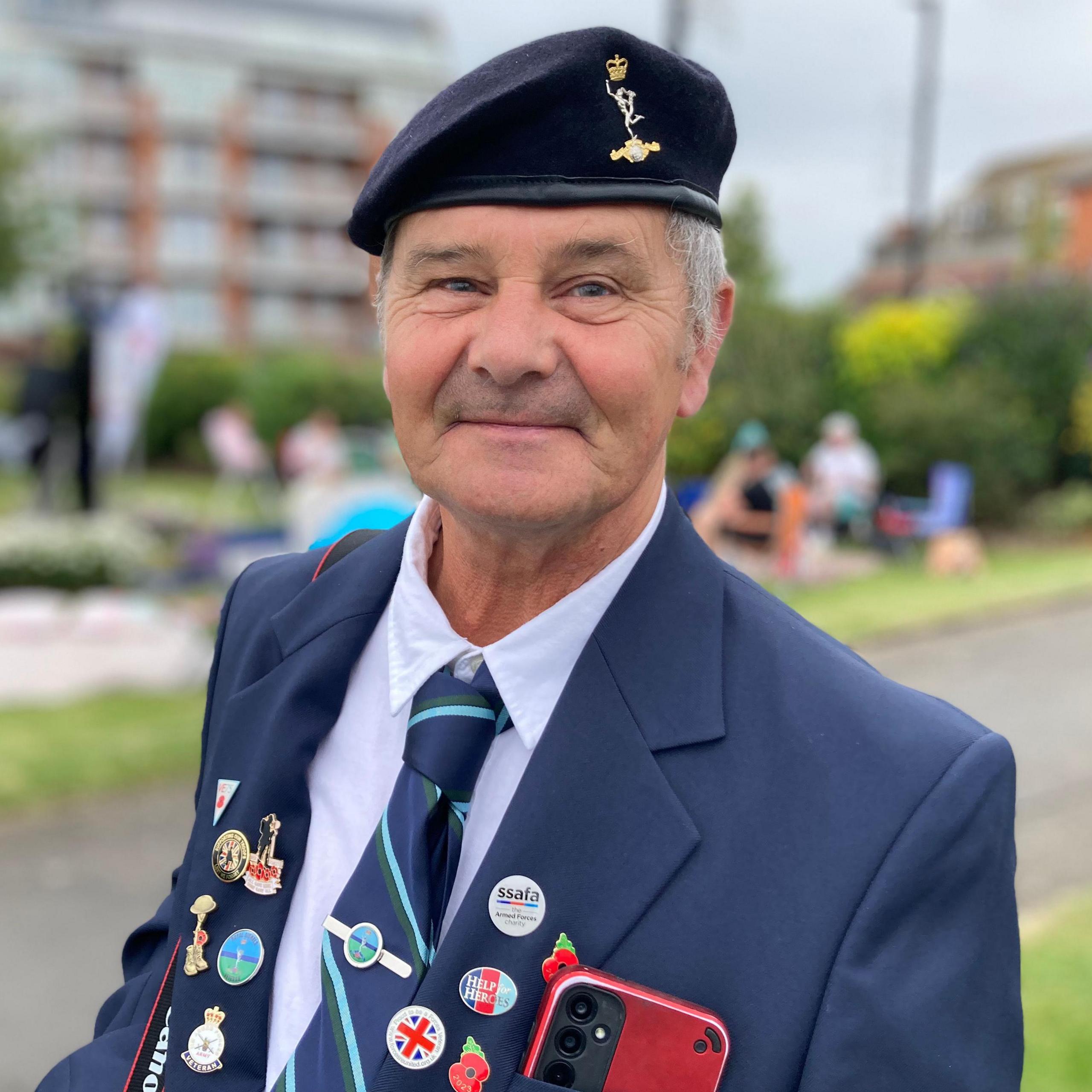 Veteran David Crossland