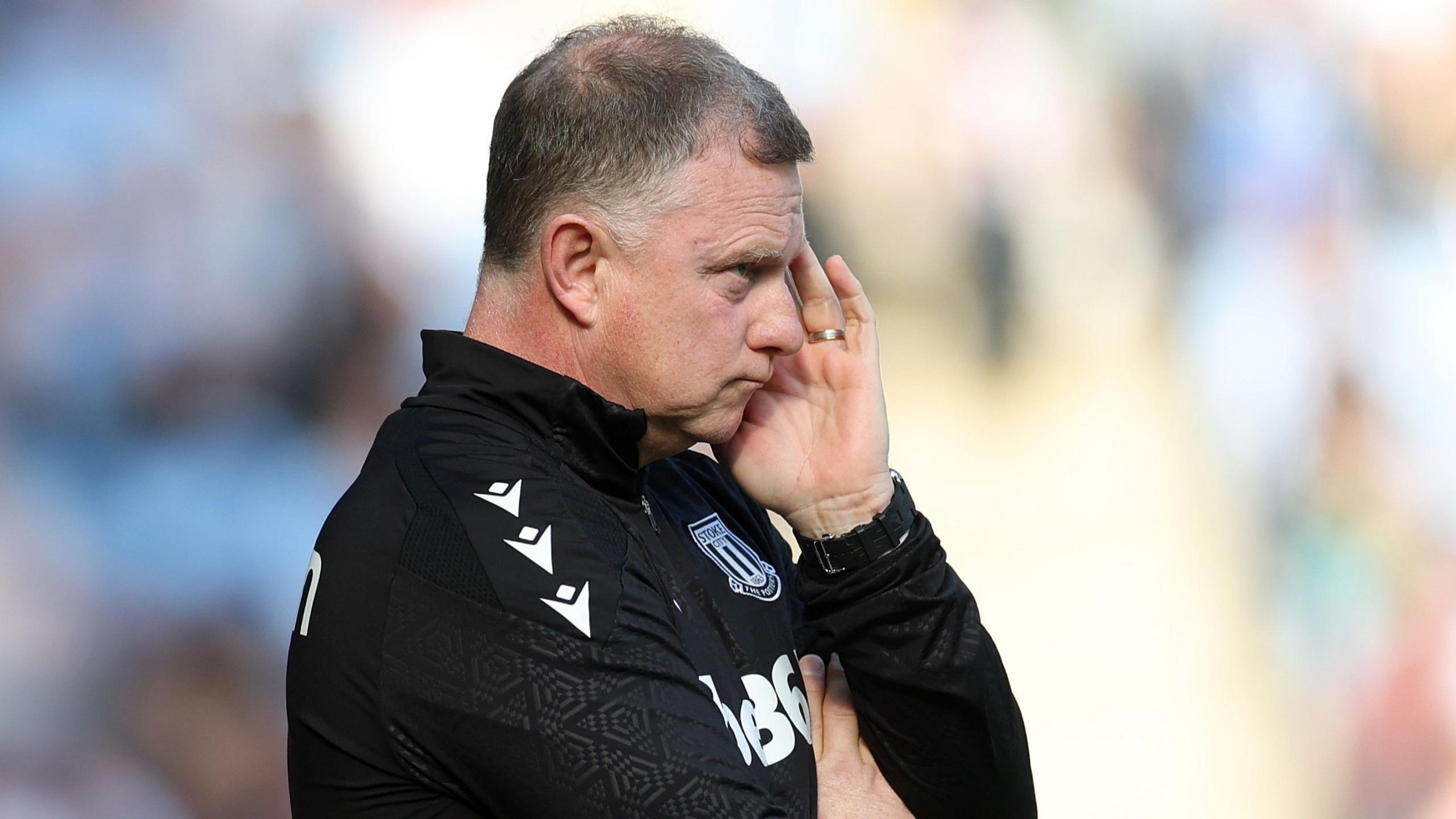 Mark Robins: Stoke City manager laments 'naive choices' - BBC Sport