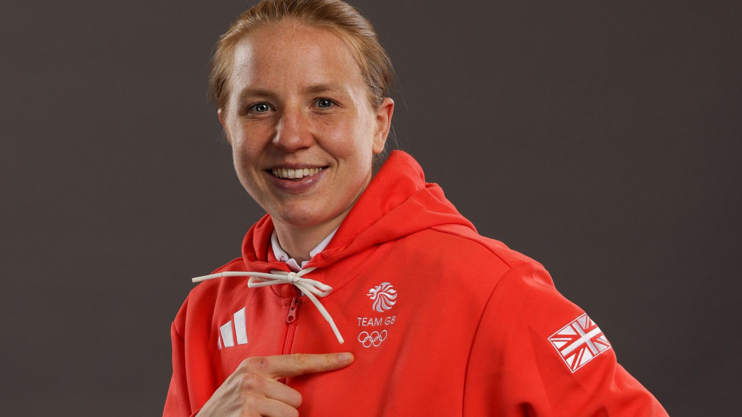 Boxer Rosie Eccles in her Team GB kit for the Olympics