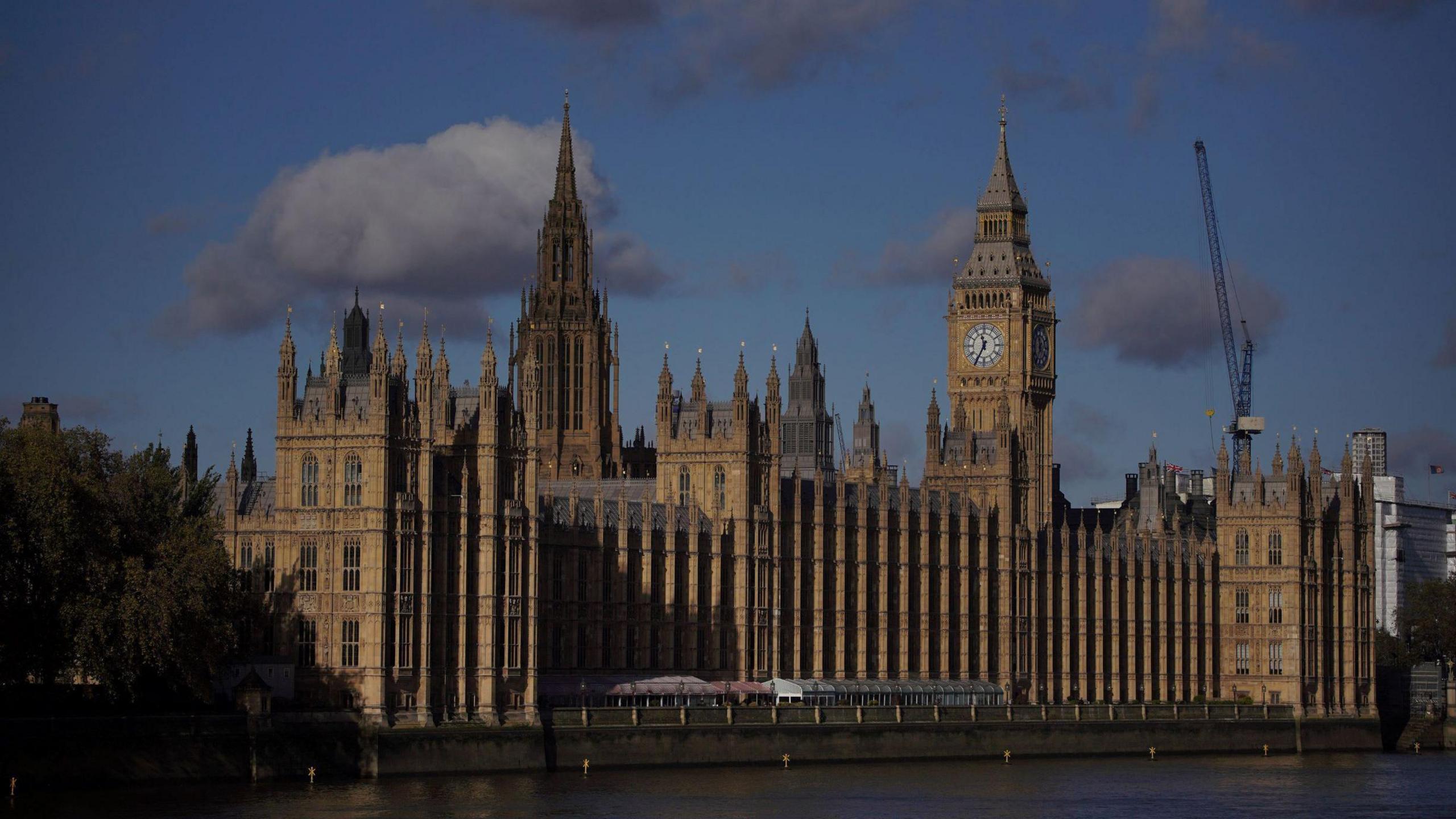 The Houses of Parliament in Westminster 