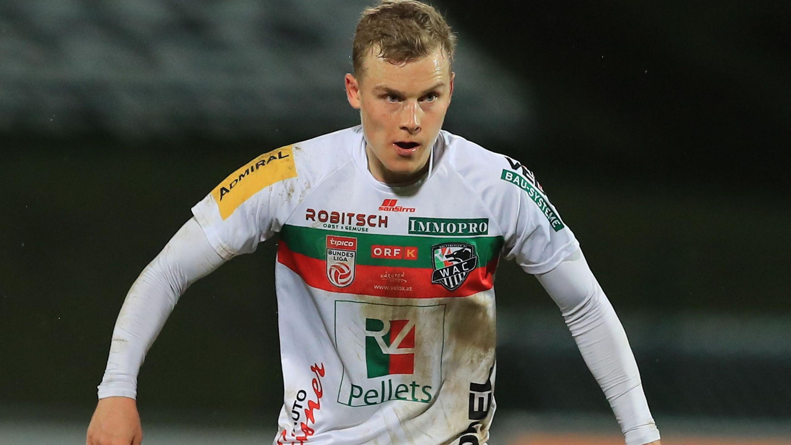 Sven Sprangler during his time with Wolfsberger AC