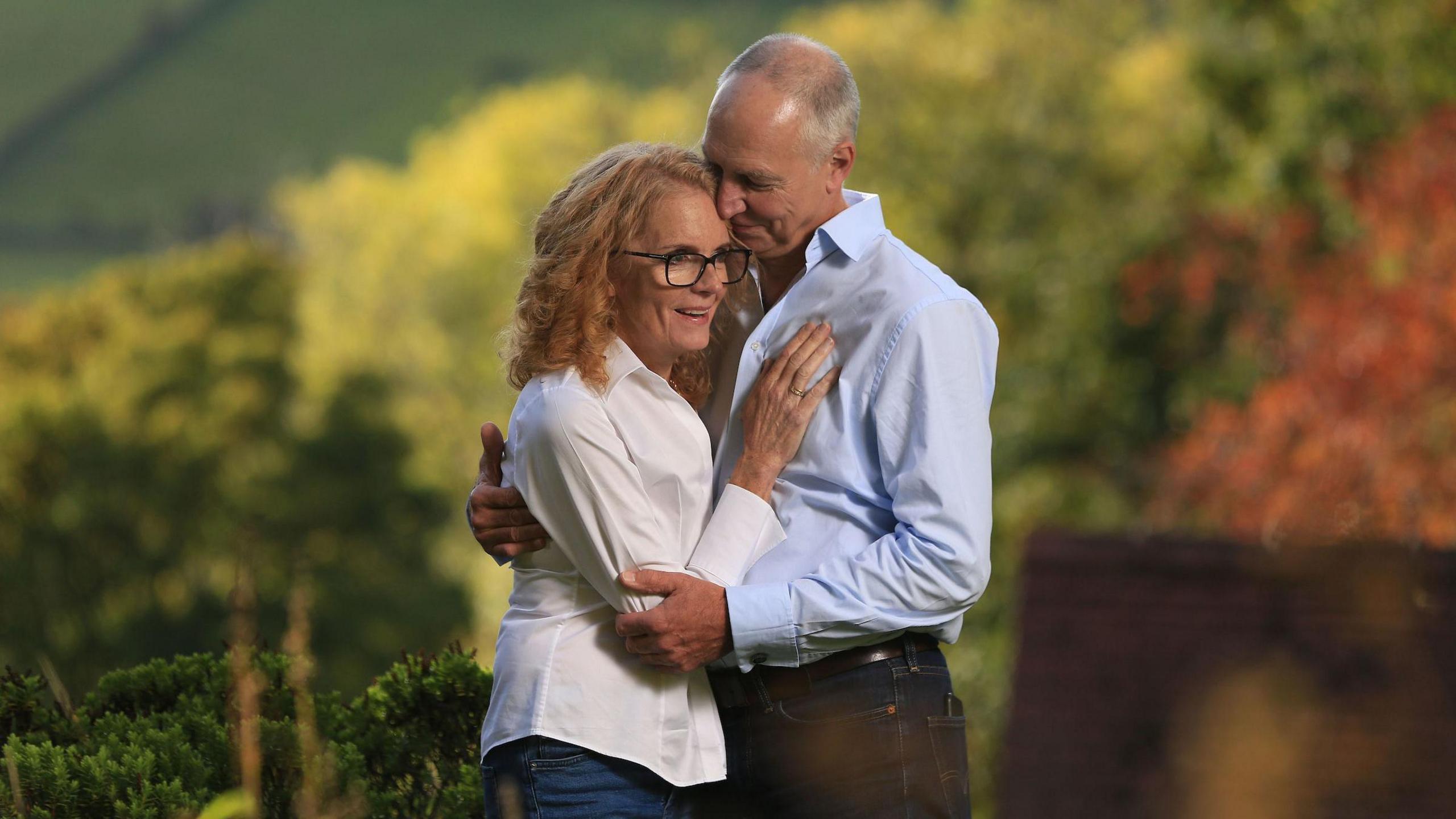 Dr Jordan with her husband, Rob Frith