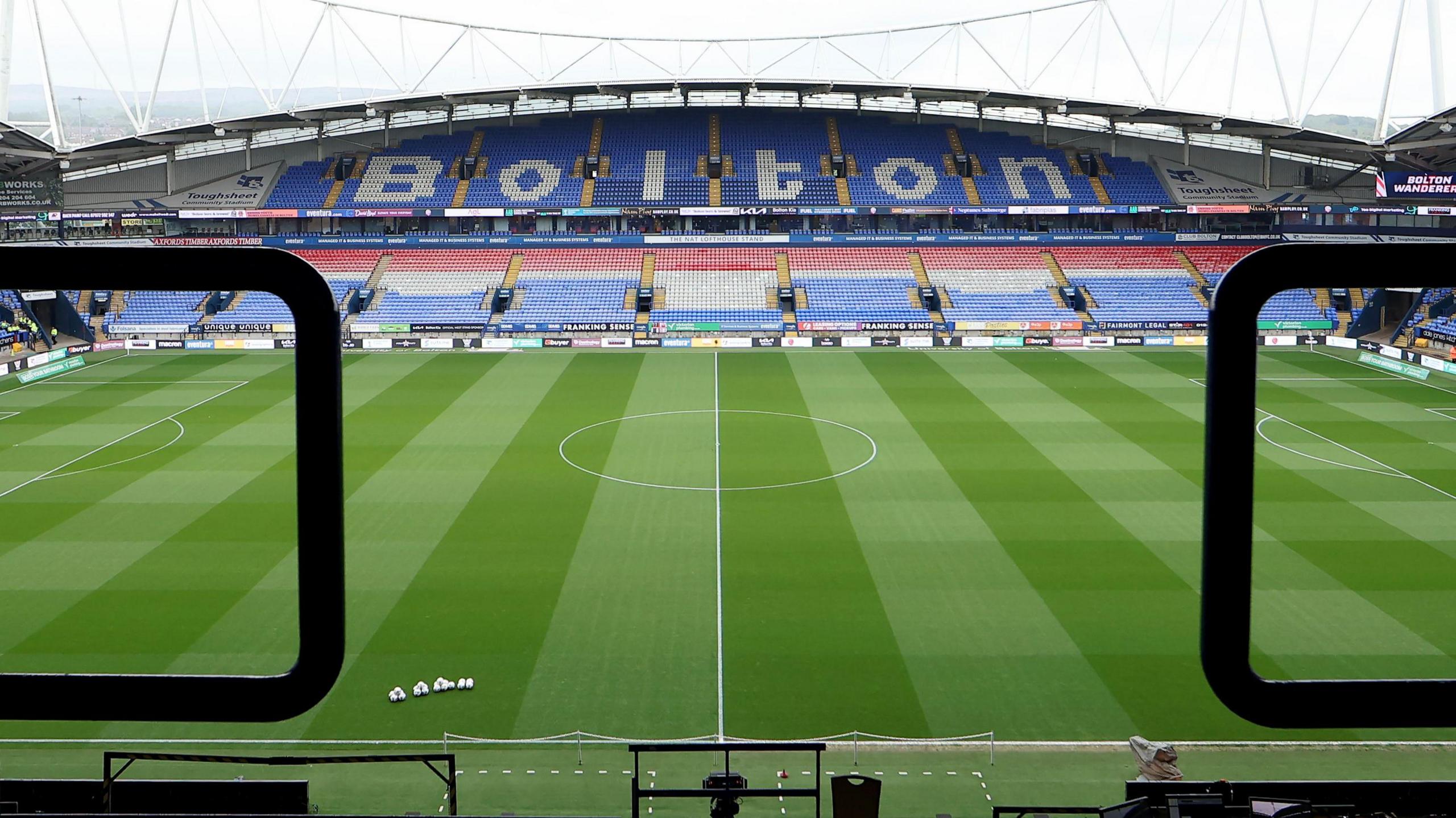 A general view of Bolton Wanderers' Toughsheet Community Stadium