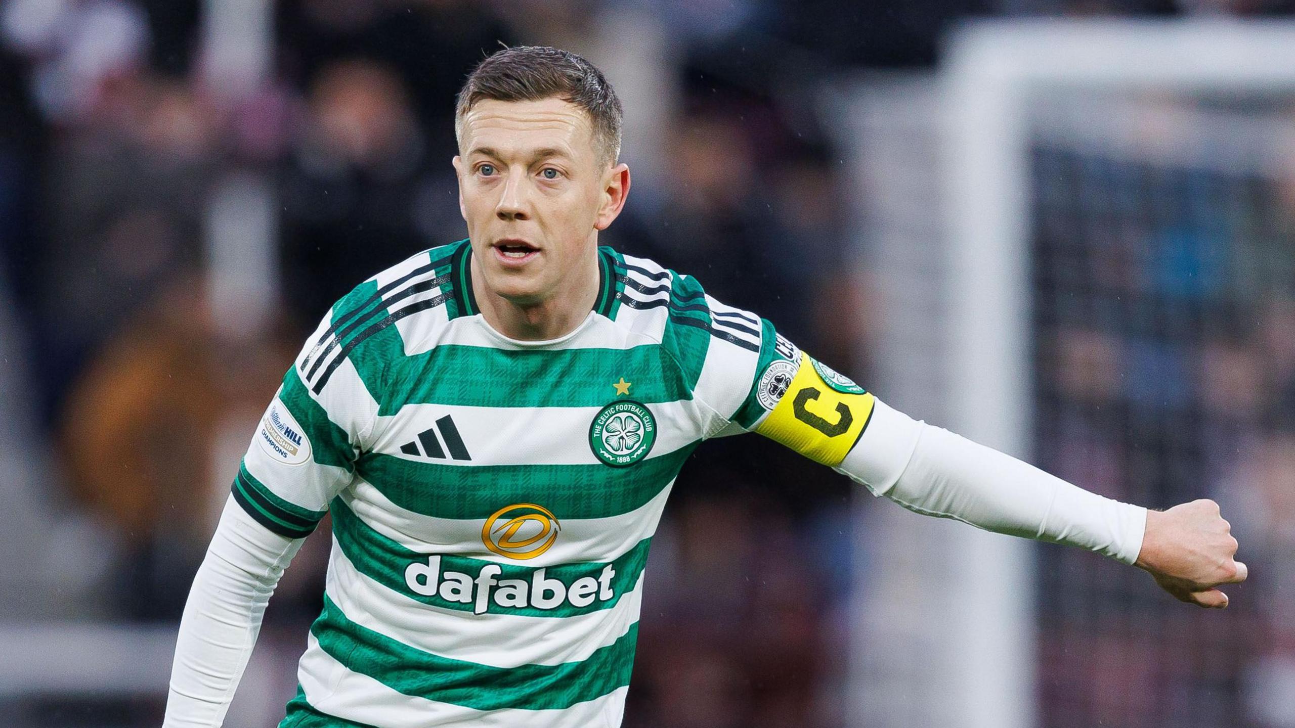 Celtic's Callum McGregor during a William Hill Premiership match between Heart of Midlothian and Celtic at Tynecastle
