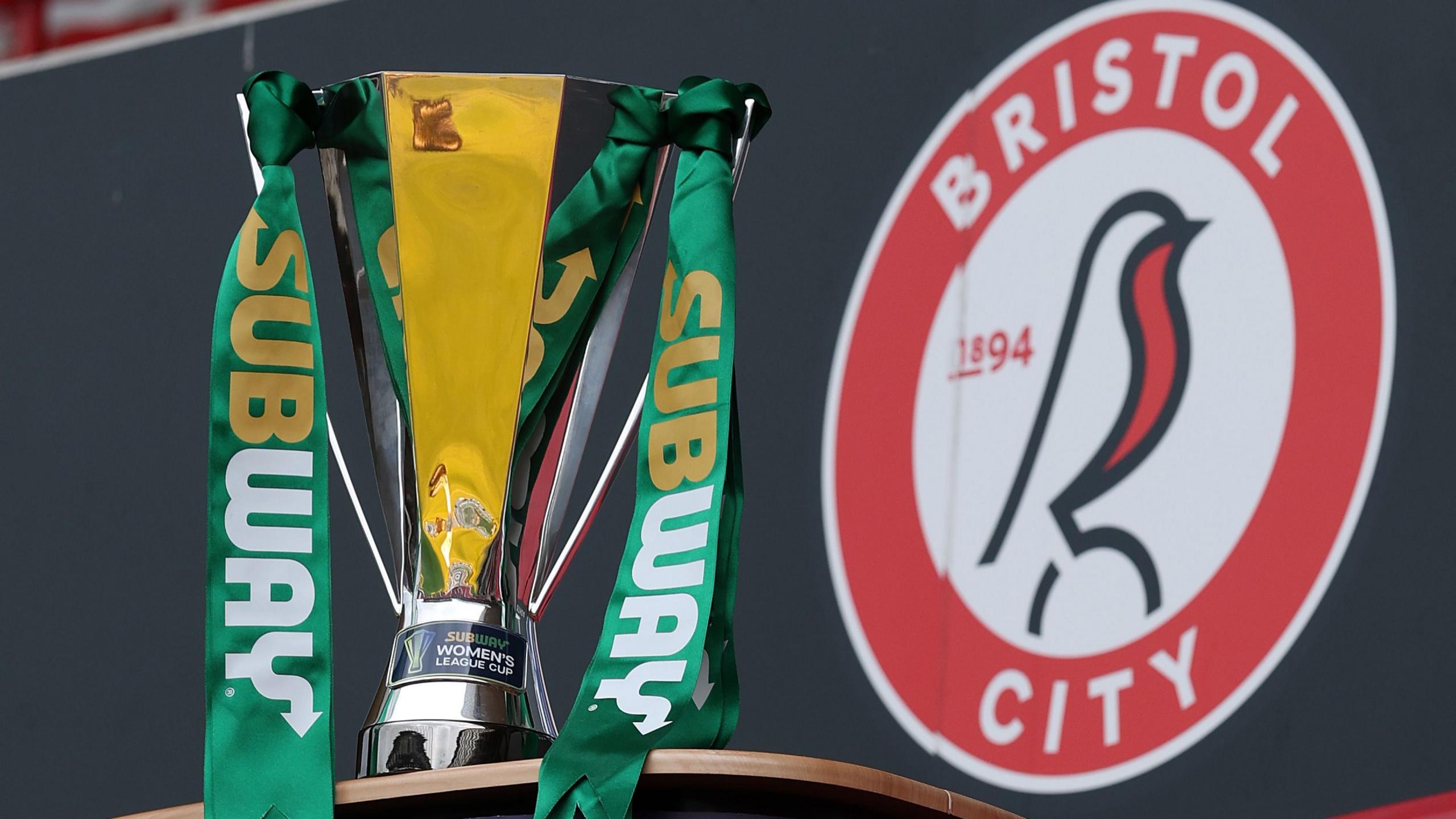 Women's League Cup trophy