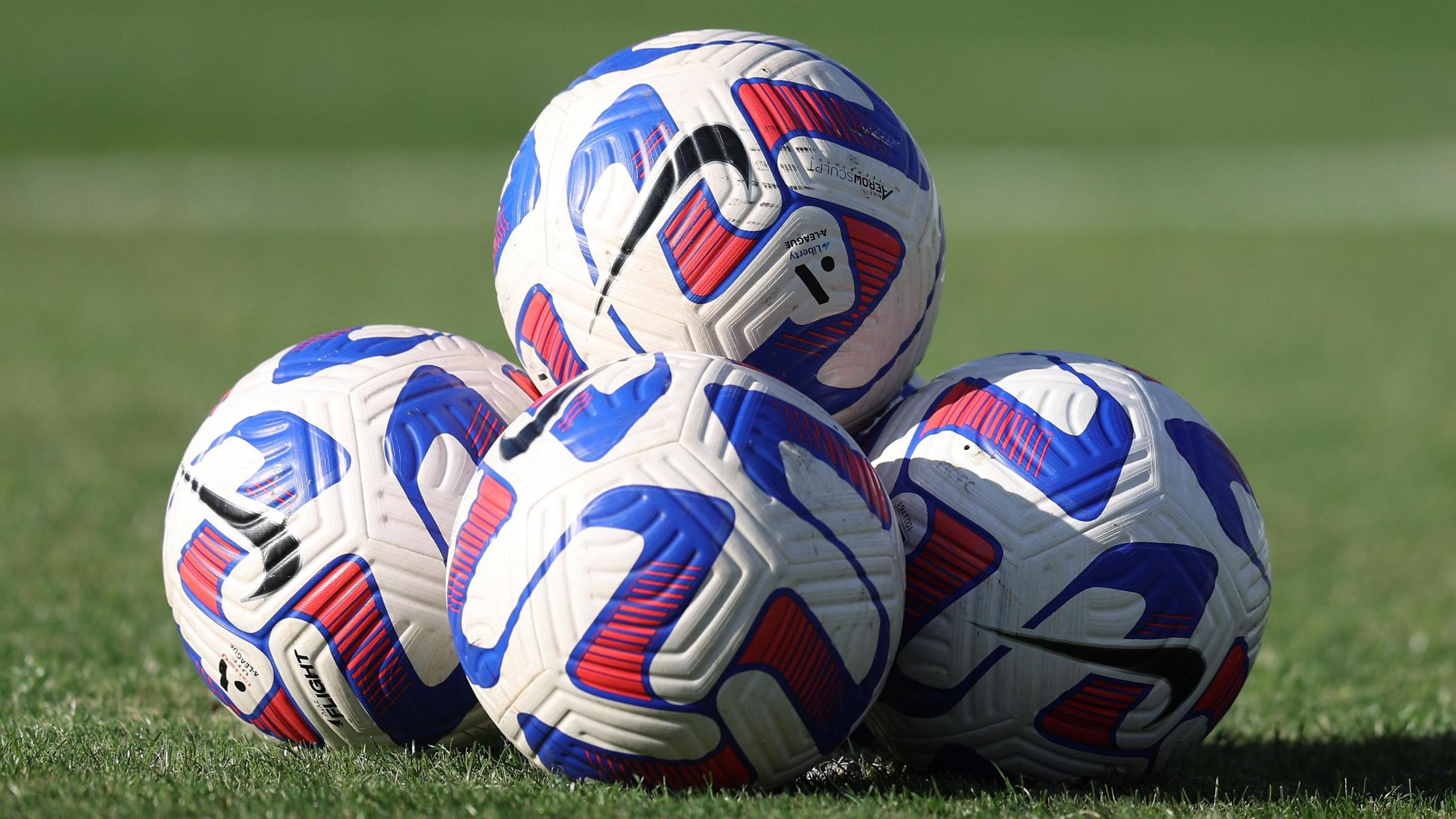 Footballs for A-League match