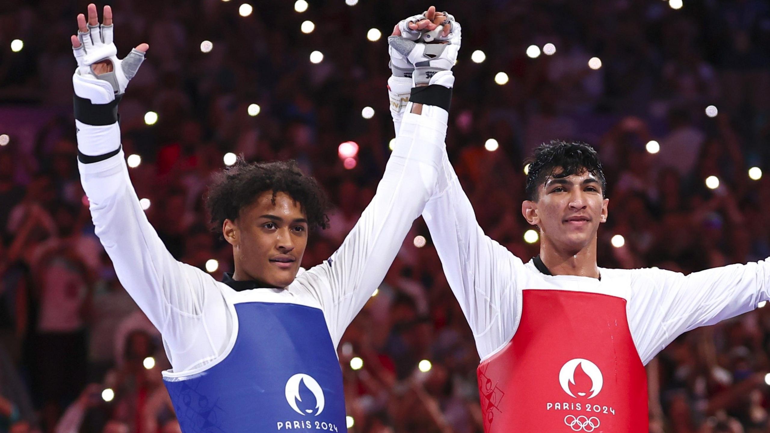 Olympic taekwondo: Caden Cunningham takes men's +80kg silver after ...