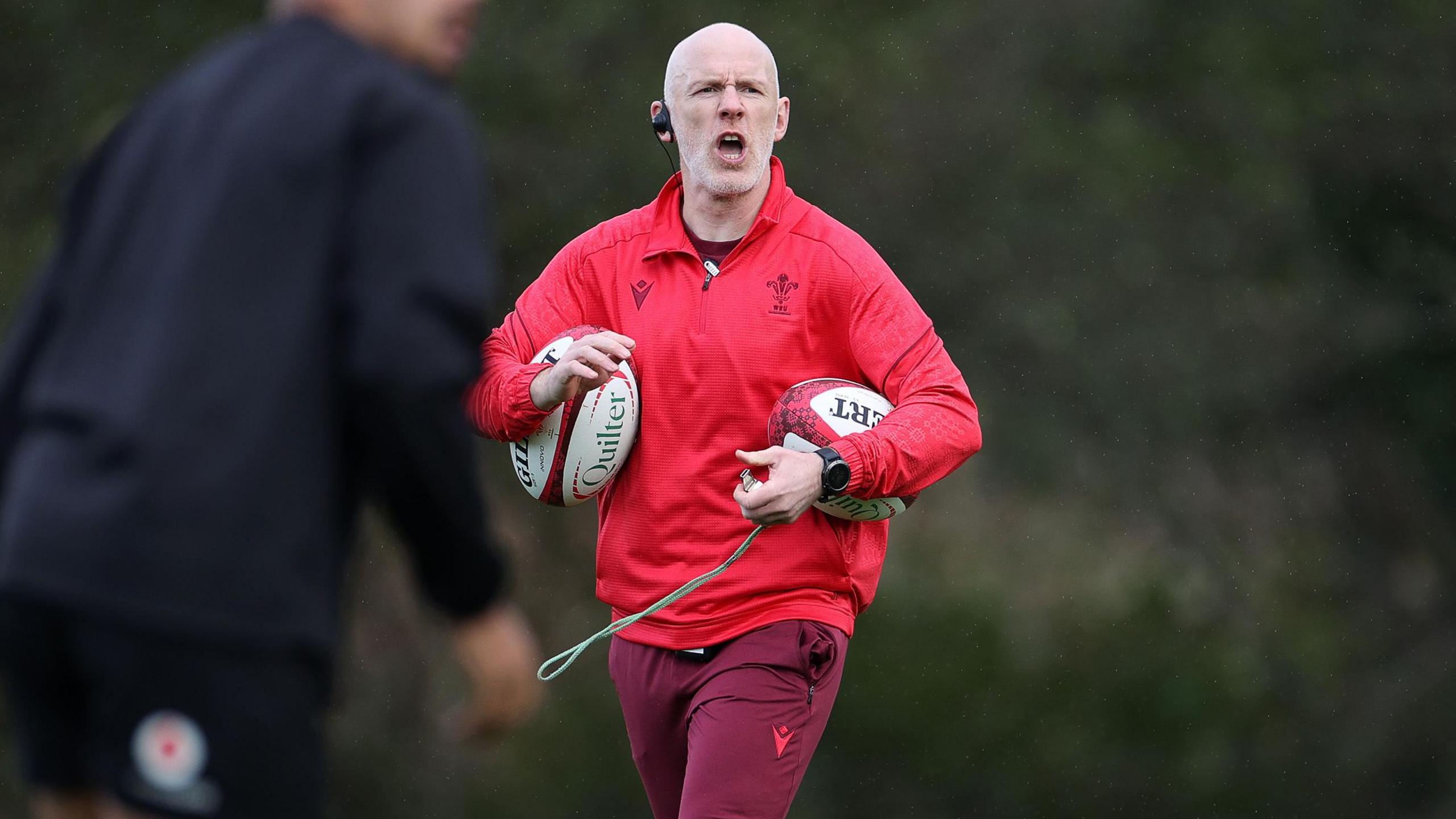 Wales head coach Steve Tandy in training
