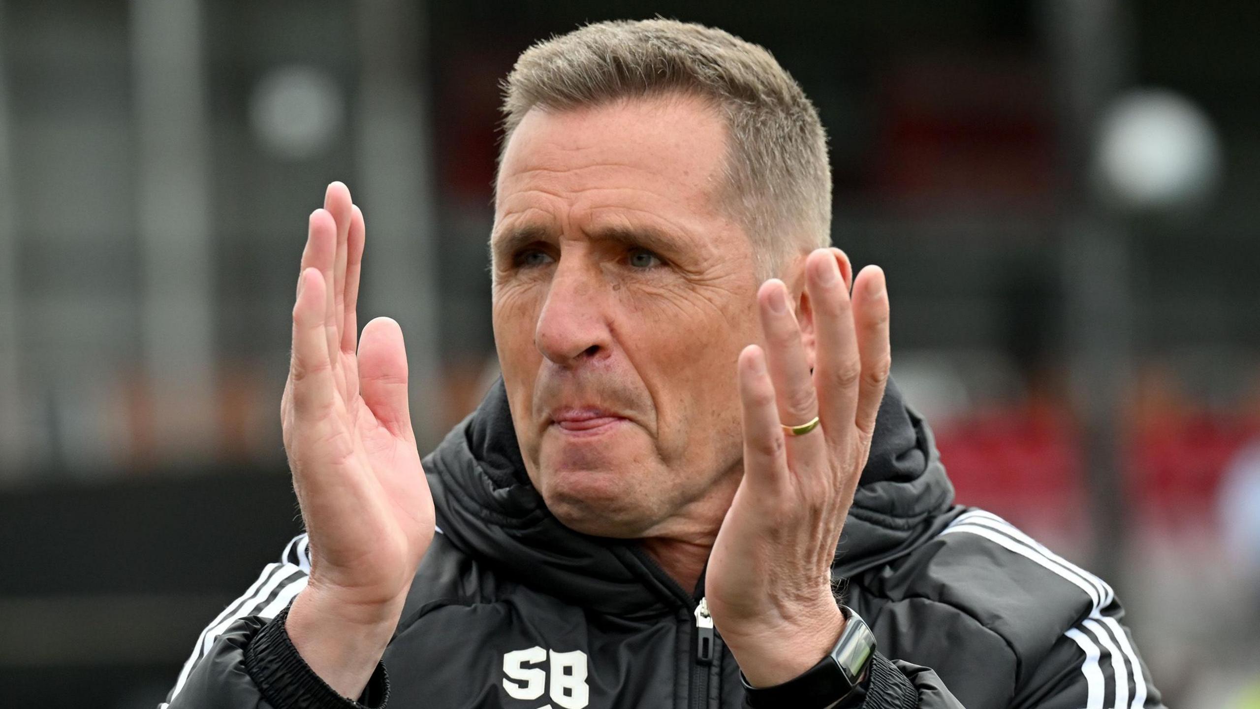 Carrick Rangers boss Stephen Baxter