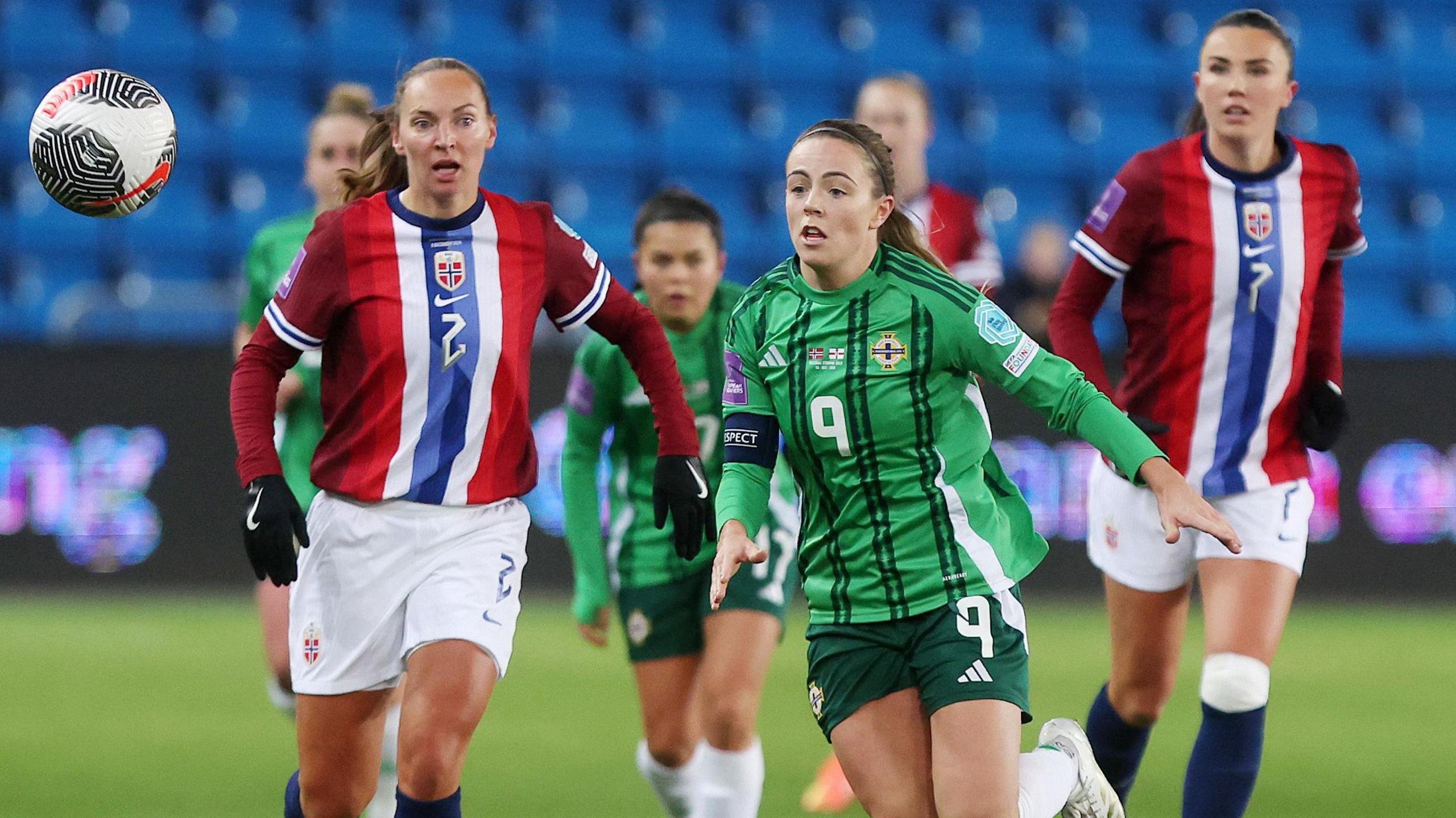 Simone Magill in action for Northern Ireland