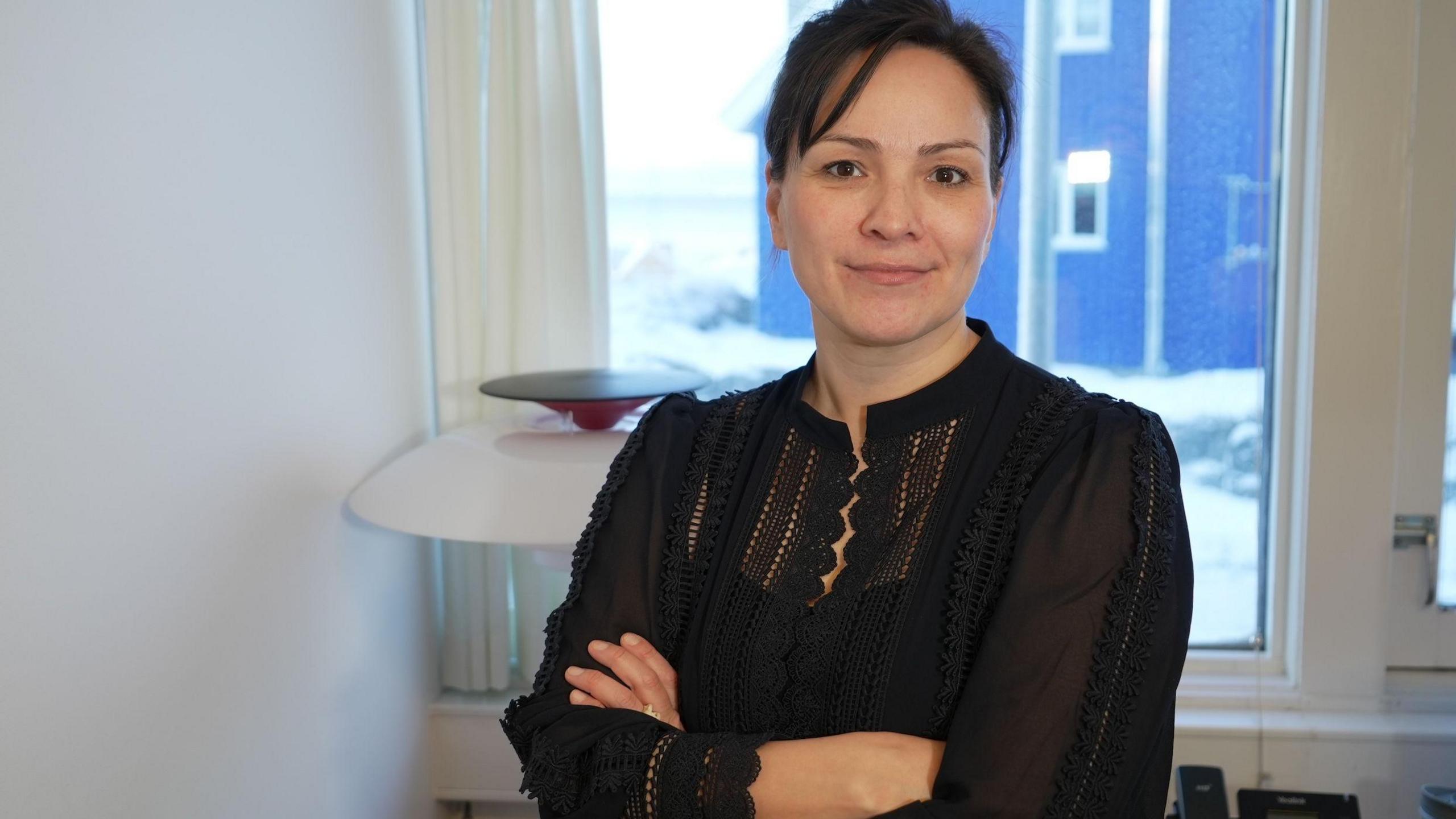 Deputeti i Groenlandës Pipaluk Lynge-Rasmussen, një anëtar i partisë pro-pavarësisë Inuit Ataqatigiit